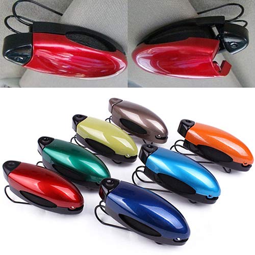 Car Sun Visor Clip Holder for Sunglasses & Eyeglasses - Universal Auto Accessories for Safe Driving & Road Trips