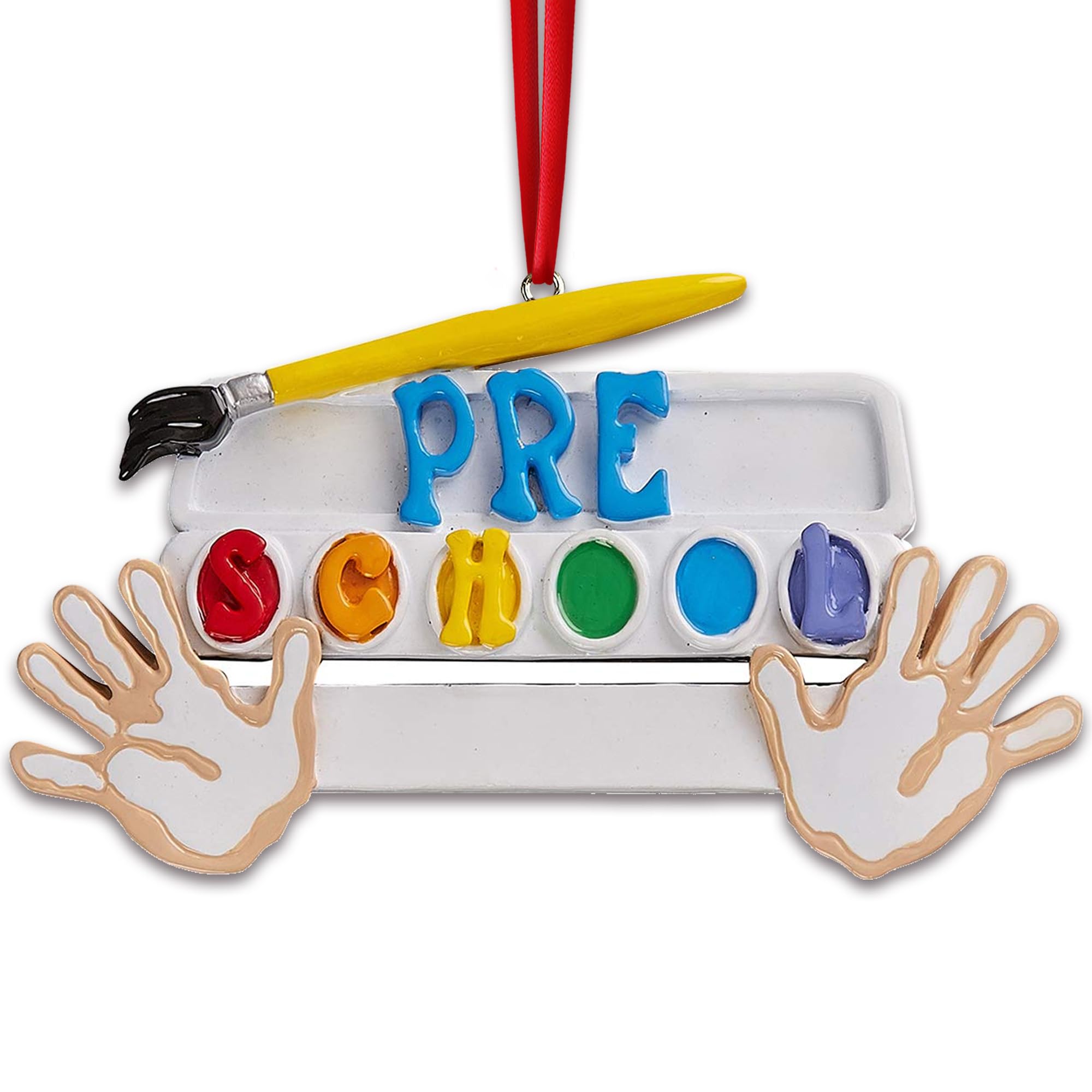 Personalized 2024 Preschool Keepsake Ornament - First Day of Pre-K & Graduation Gift for Teachers, Students, Toddlers | Classroom Decor, Memory Tree, Holiday Decoration by Elves