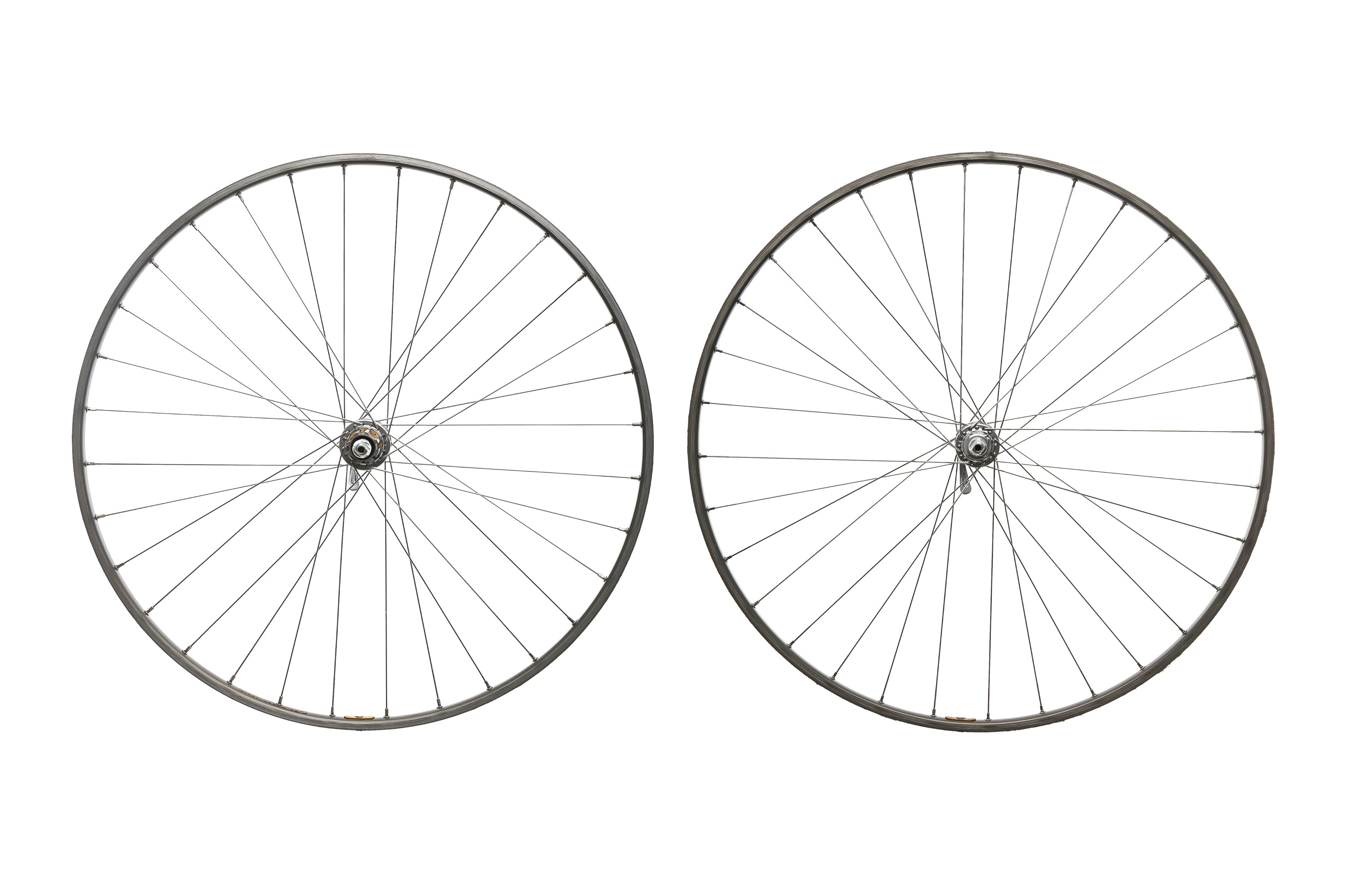 Ambrosio Nemesis 700c Aluminum Tubular Wheelset - Lightweight & Durable for Road Racing & Training