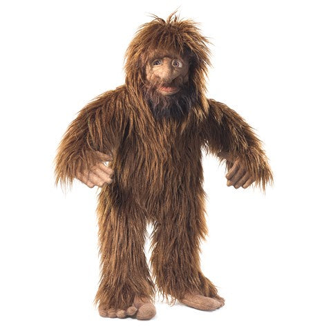 Folkmanis Sasquatch Bigfoot Hand Puppet - Realistic Plush Puppet for Storytelling, Education & Play - Perfect for Kids, Teachers & Puppet Shows