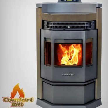 ComfortBilt HP22N Pellet Stove - Efficient Heating, Brown Finish - Perfect for Home, Cabin & RV Use