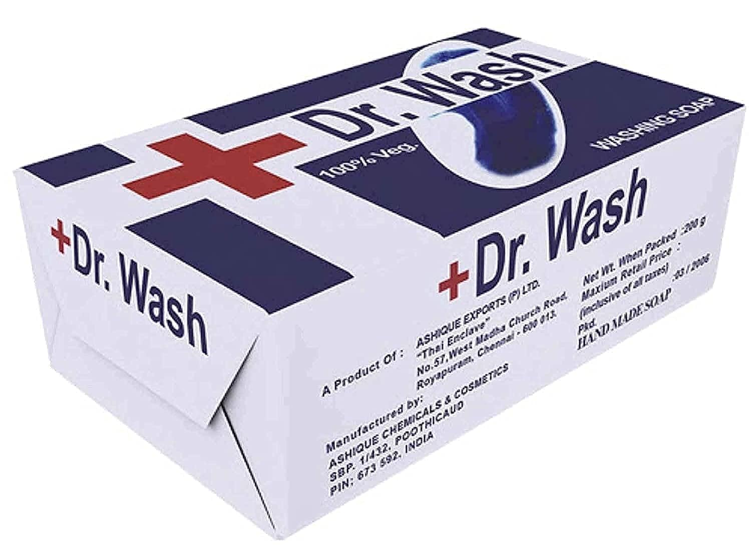 Wellcare Dr.Wash Laundry Detergent Soap Bars - 4 Pack | Eco-Friendly, Stain Removal for Clothes | Perfect for Travel, Camping & Hand Washing