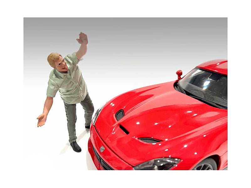 American Diorama Figure18 Series 2 Figure 5 - 1/18 Scale Model Car Accessory for Diecast Collectors & Diorama Scenes - Perfect for Model Car Displays, Photography & Miniature Scenes