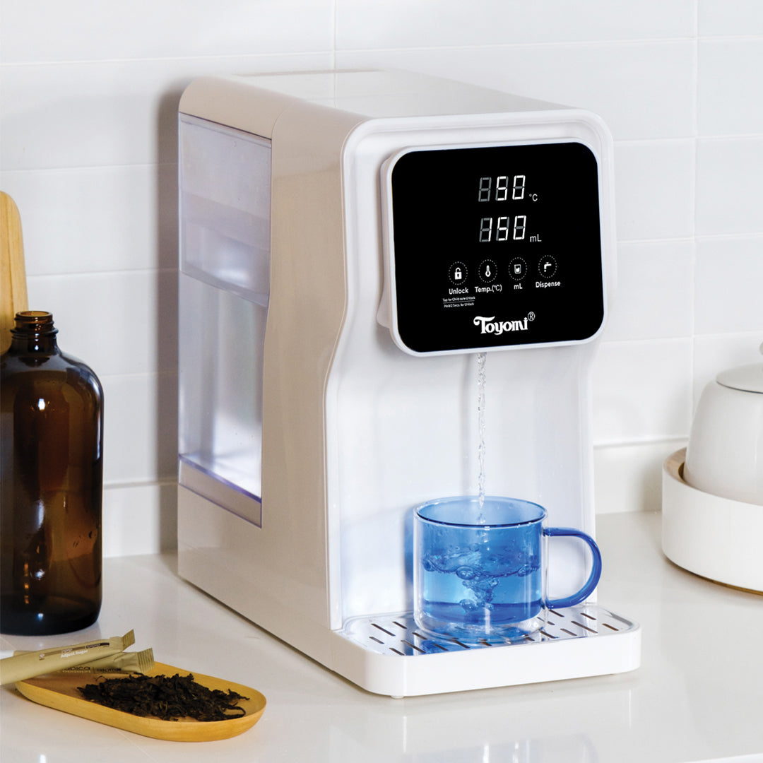TOYOMI 5.8L Instant Boil Filtered Water Dispenser with Premium UltraNano™ Filter FB 8845F - Hot & Cold Water for Home, Office, Kitchen, Baby Formula, Tea & Coffee