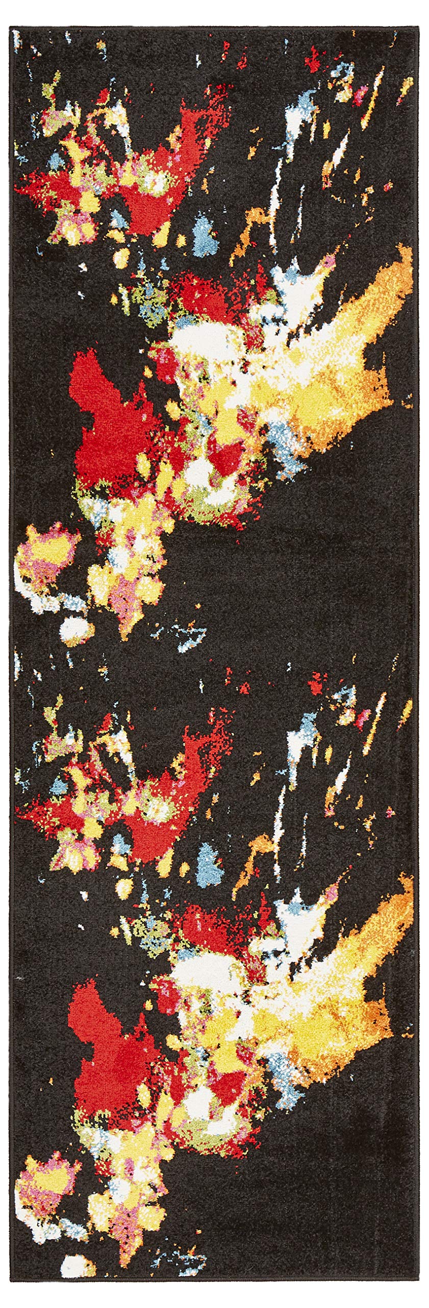 LR Home Fusion Area Rug - Soft & Durable Non-Slip Living Room Carpet - Perfect for Bedroom, Office & Home Decor