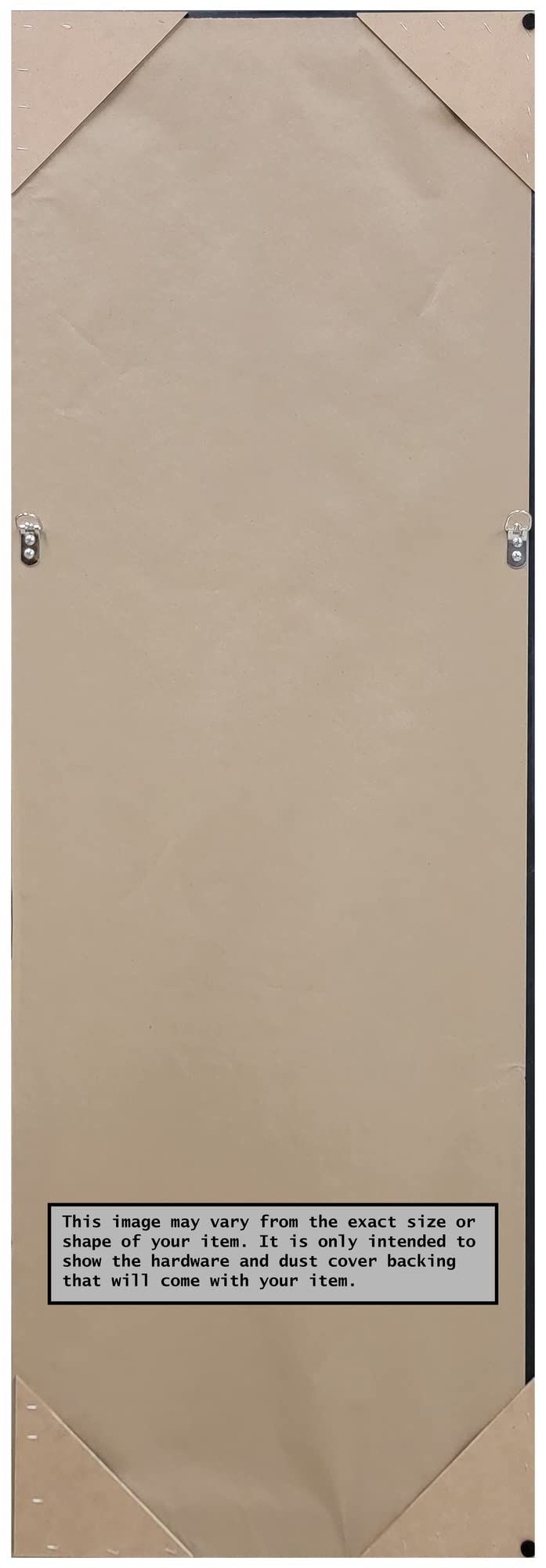 Amanti Art 52x18 Inch Full Length Mirror for Door - Espresso Brown Narrow Tall Wall Mirror with Casual Frame, No Visible Brackets - Perfect for Bedroom Decor, Closet Organization & Home Styling