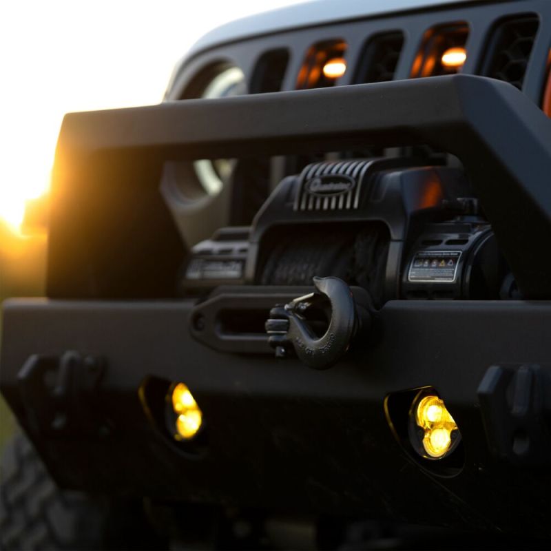 FLEX ERA® 3 Dual Mode SAE Fog LED Light Pods - 2 Light Master Kit for Jeep Aftermarket Bumpers | Off-Road Driving, Night Adventure & Truck Lighting Upgrade