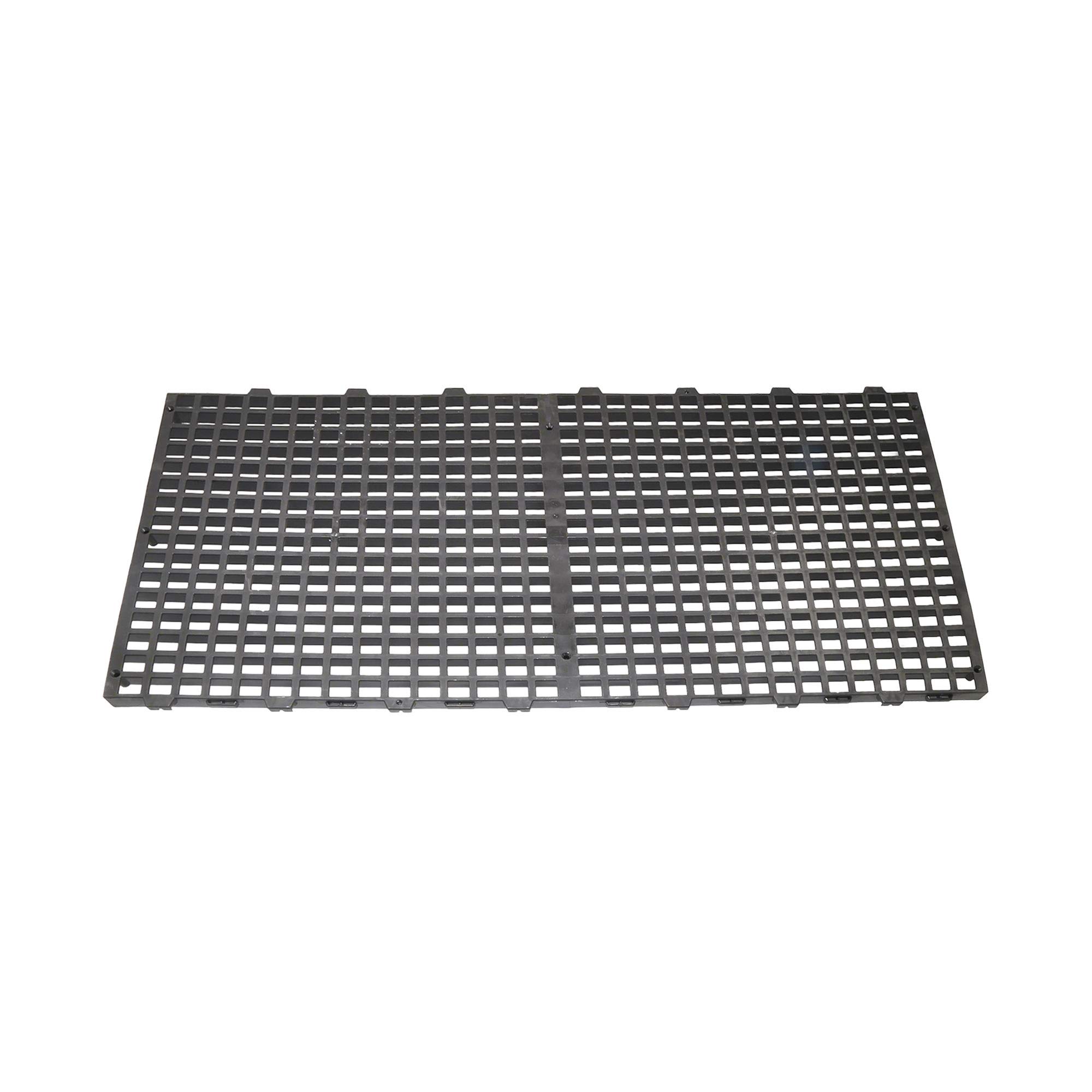 2' x 4' Black Plastic Greenhouse Workbench Top Panel - Durable & Waterproof - Pack of 5 - Perfect for Greenhouse Shelving, Seed Starting Stations & Hydroponic Growing Tables