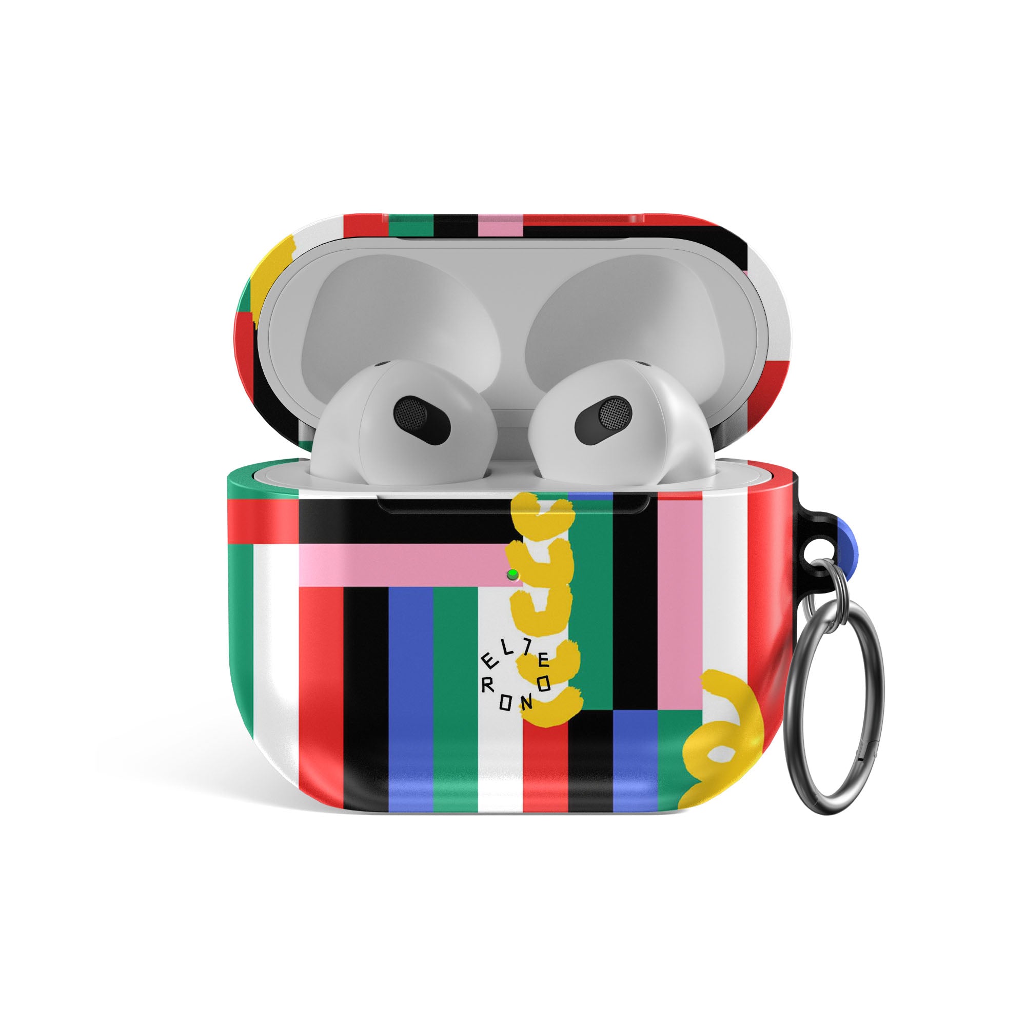 Premium Stripe Fusion AirPods Case - Trendy Protective Cover for AirPods 1/2/3 & Pro - Lightweight & Durable Design for Daily Use, Travel & Work