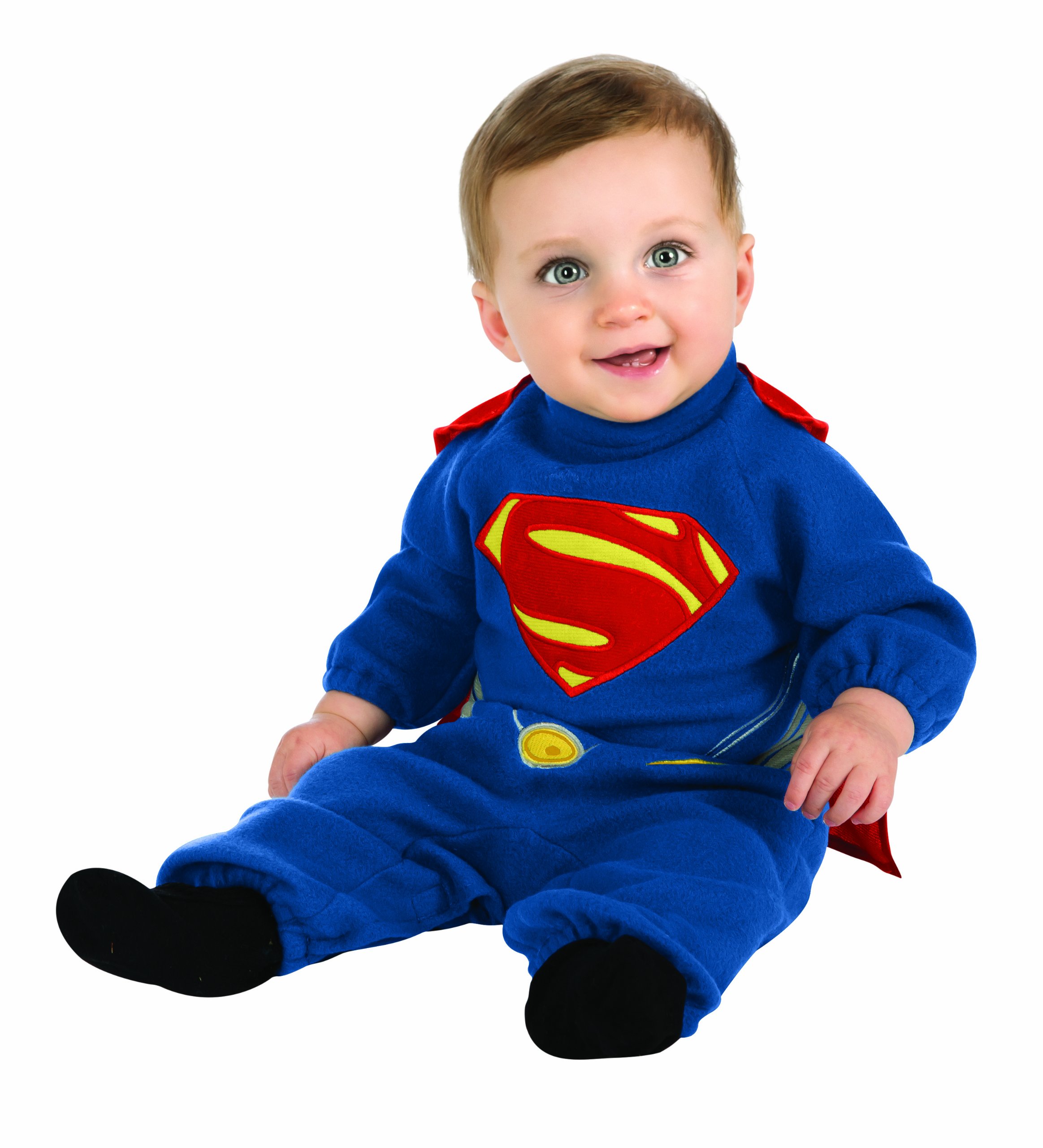 Rubie's Man of Steel Superman Romper Costume for Kids & Adults - Perfect for Halloween, Cosplay & Comic Con