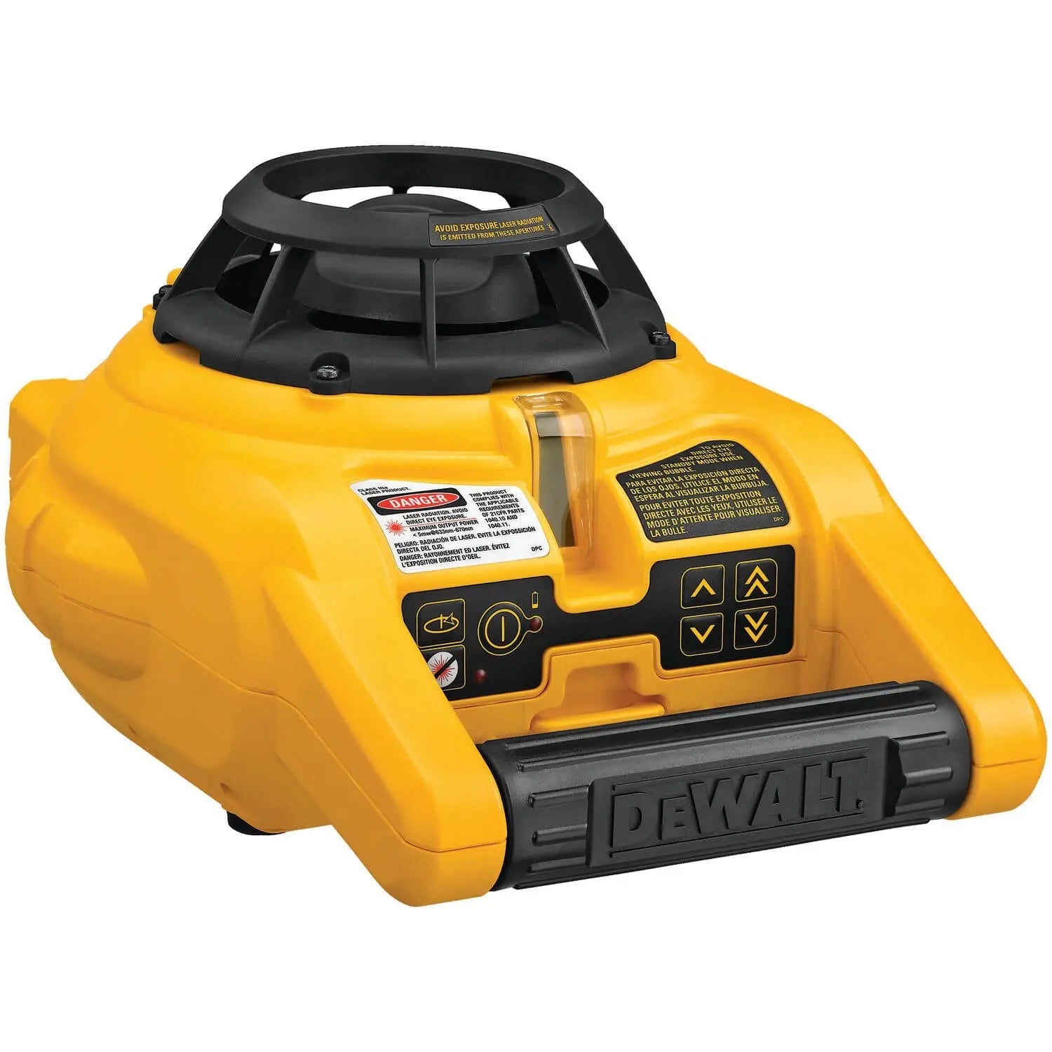 DEWALT DW074KD Self-Leveling Rotary Laser Kit with Laser Detector - Perfect for Construction, Landscaping & Indoor Leveling Projects
