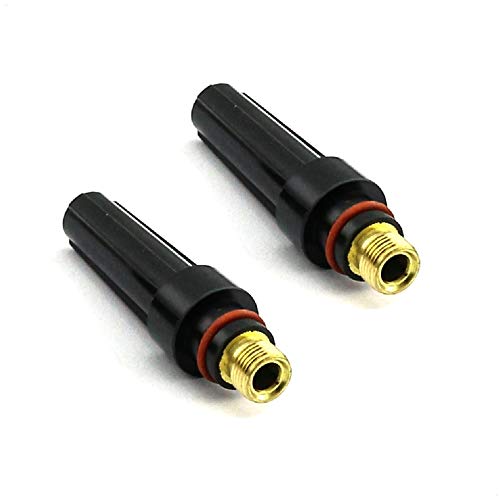WeldingCity 2-Pack Medium Back Cap 57Y03 (300M) for TIG Welding Torch 17, 18 & 26 Series - Replacement Parts for Precision Welding in Metal Fabrication & Repair