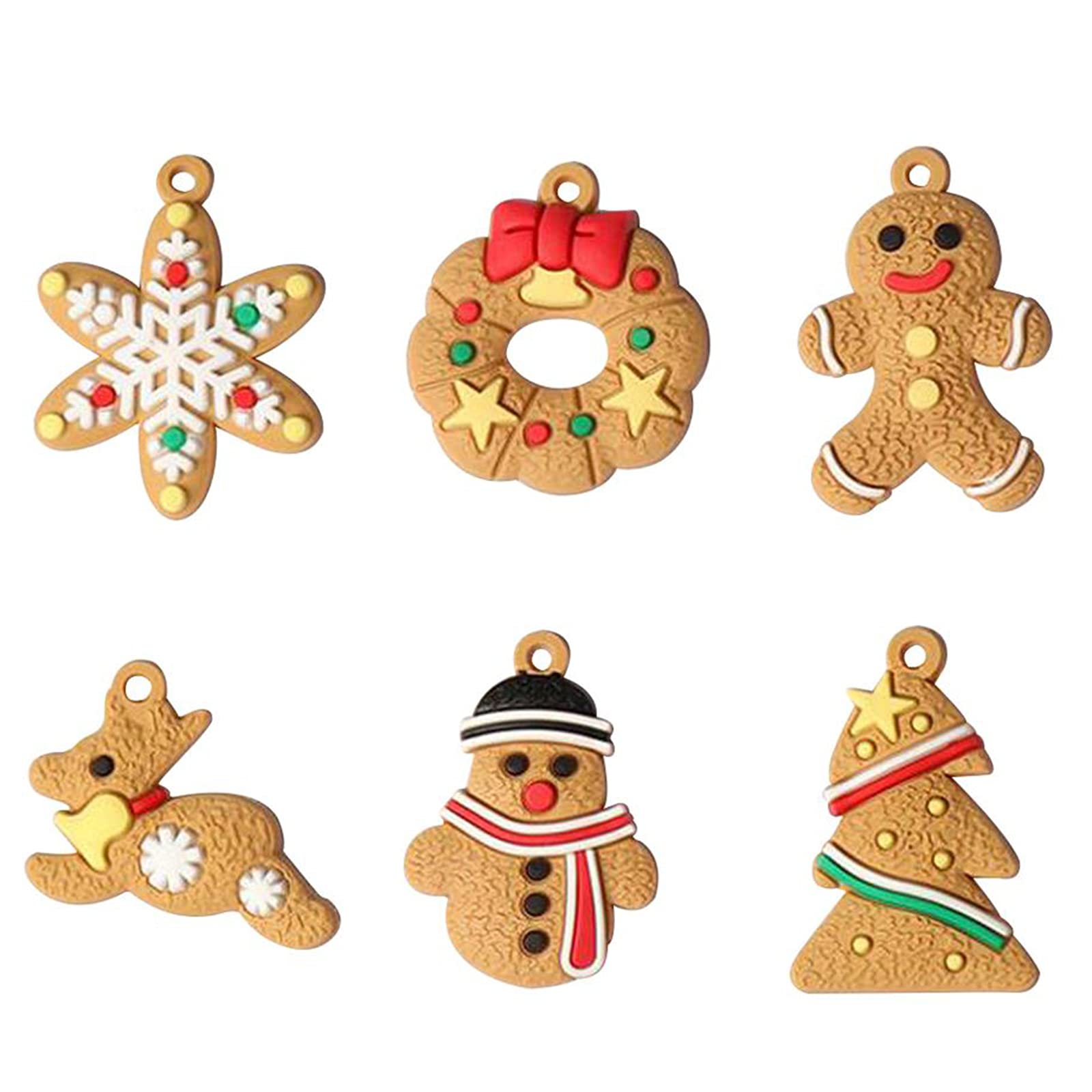 BenRan Gingerbread Man Christmas Tree Pendant - Handcrafted Holiday Ornament for Xmas Tree Decorations | Perfect for Christmas Party, Home Decor & Gift Giving