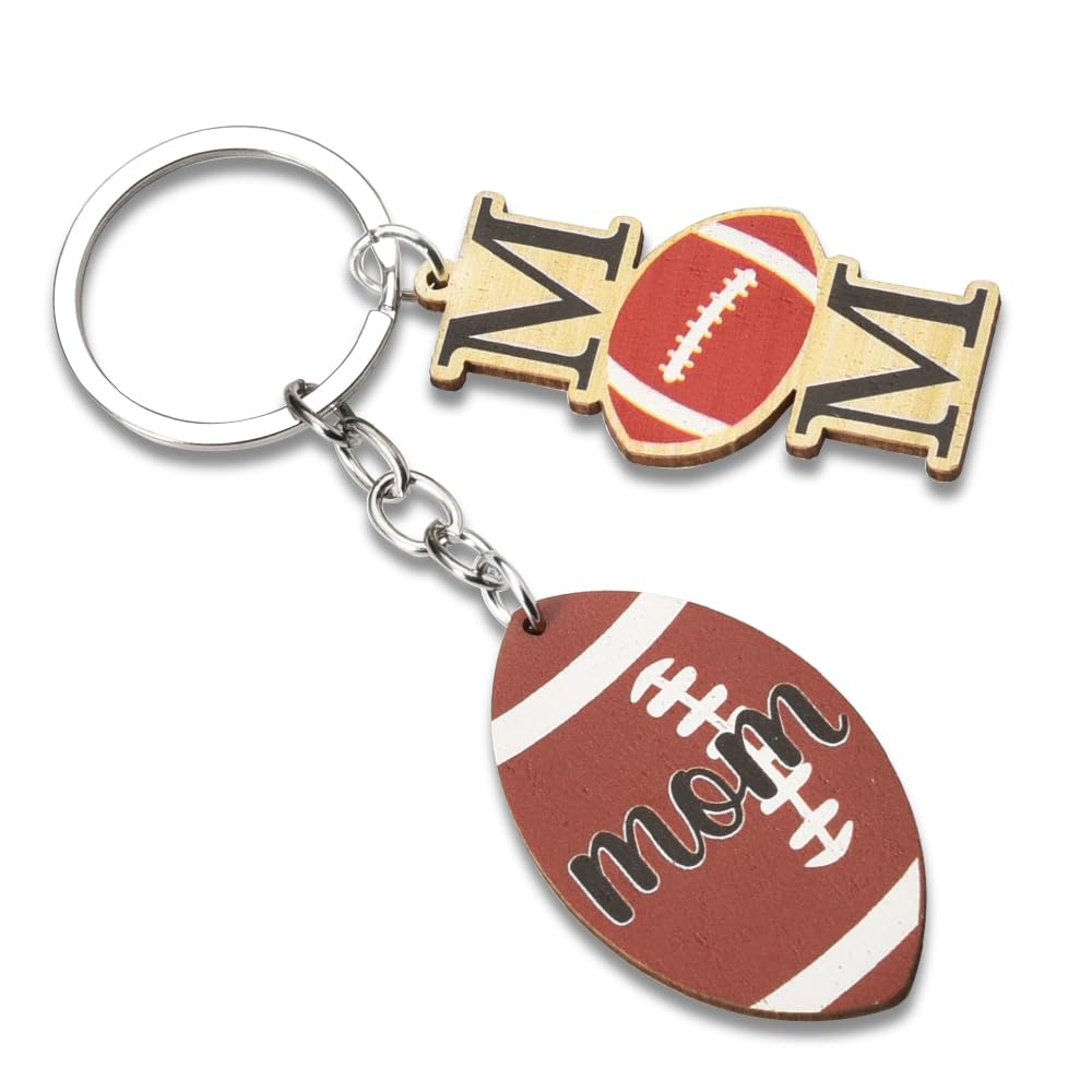 Team Mom Gift Keychain - Personalized Sports Key Chain for Women, Wife, Mom - Birthday, Christmas Gifts for Daughter & Granddaughter - Perfect for Soccer, Basketball, Baseball Moms