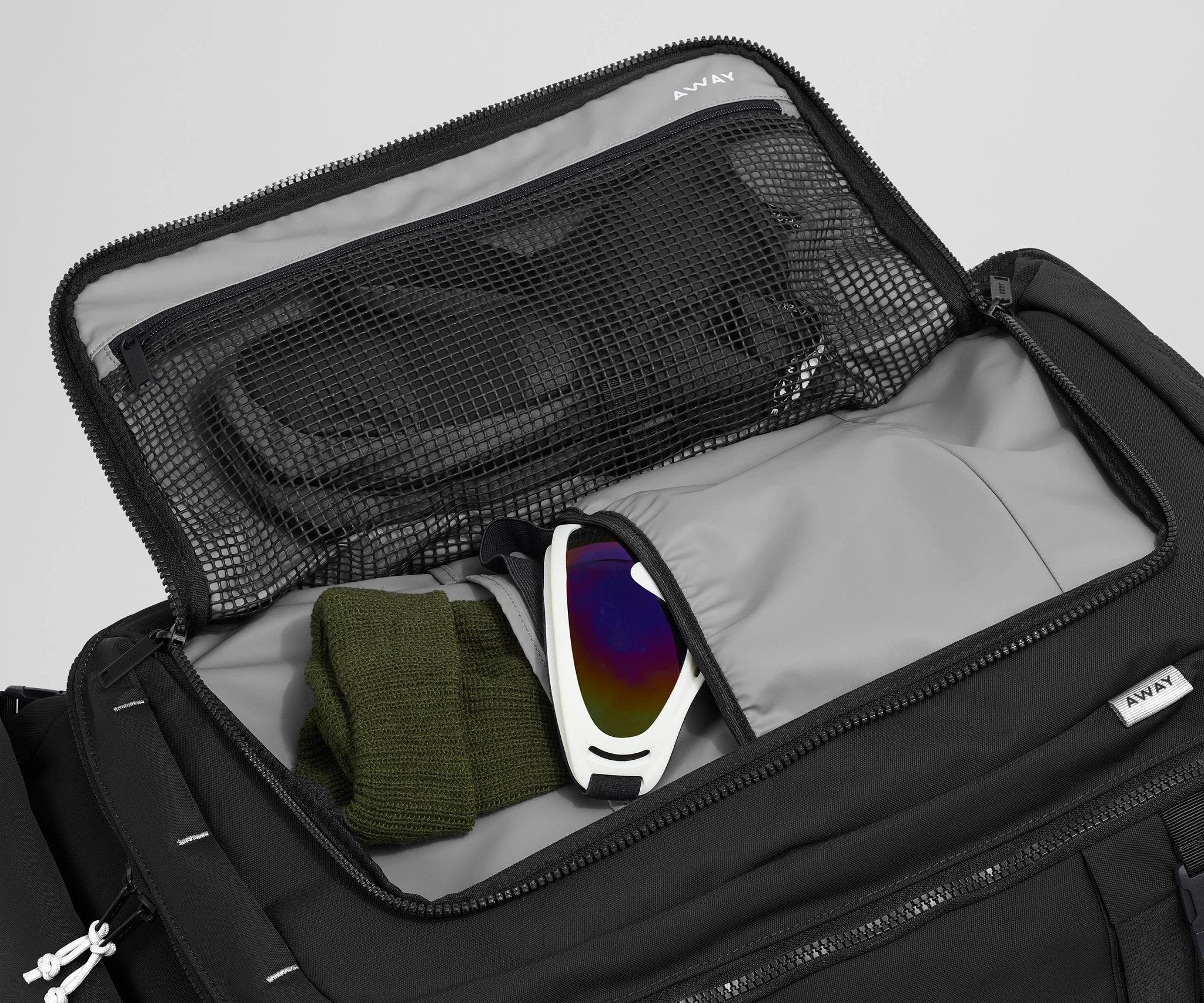 Jet Black 55L Carry On Boot Bag - Durable Travel Duffel for Hiking, Gym & Weekend Trips