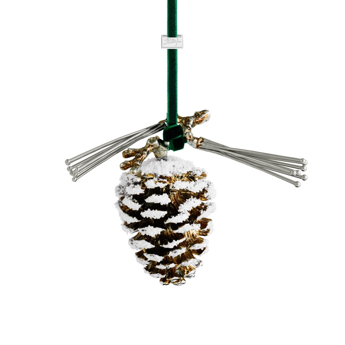 Pine Cone Christmas Ornament - Snowy Winter Decor for Tree, Wreath, and Holiday Home Decoration | Perfect for Christmas, Winter, and Festive Season Decorating