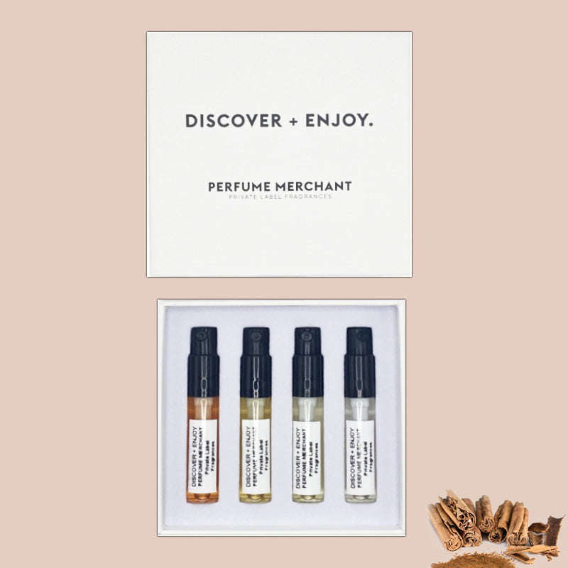 Perfume Merchant Amber Discovery Sample Box - Premium Amber Fragrance Collection for Women & Men | Perfect for Gifting, Travel & Everyday Luxury