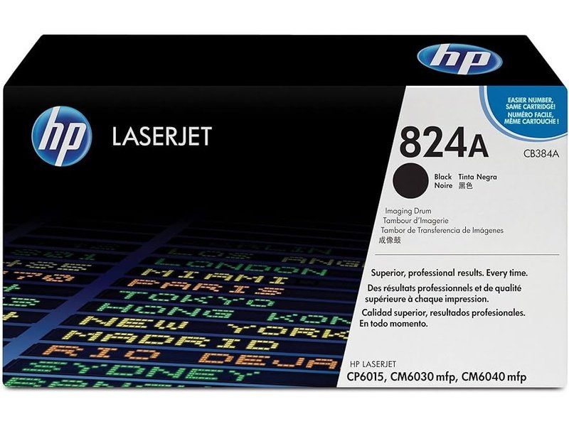 Original HP CP6015/CM6040MFP Black Image Drum Cartridge - Compatible with HP Color LaserJet Printers - Perfect for Office & Home Printing Needs