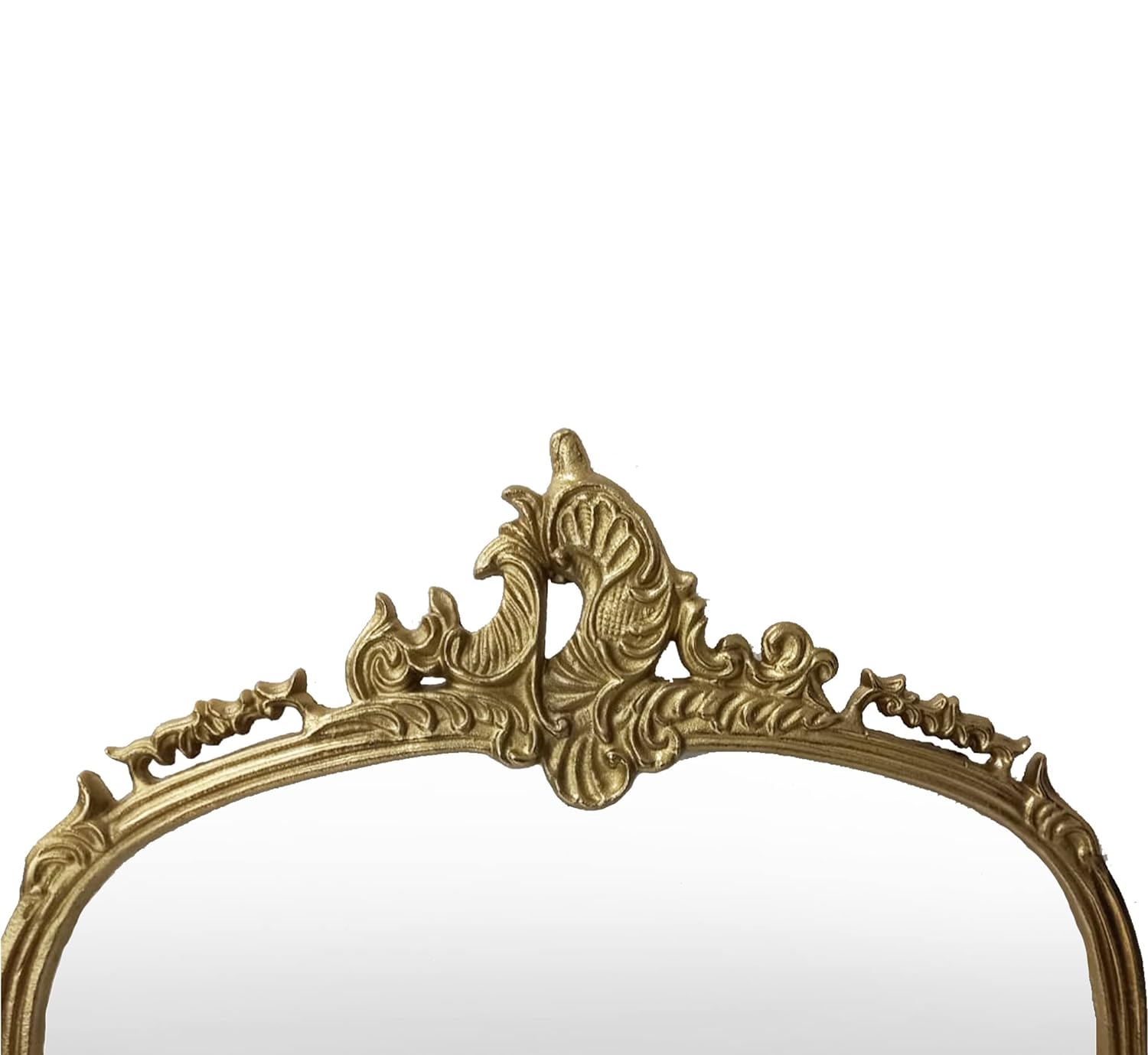 Victorian Arched Full Length Mirror - Hand Casted Premium Metal Frame 152cm - Elegant Home Decor for Bedroom, Living Room & Entryway