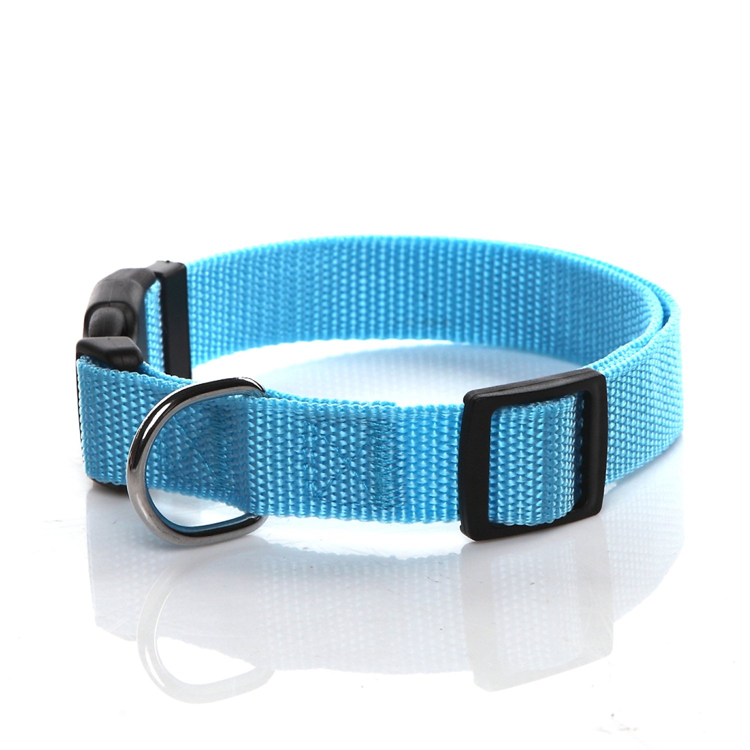 Durable 3/4 Inch Wide Adjustable Nylon Dog Collar for Medium & Large Dogs - Perfect for Daily Walks, Training & Outdoor Adventures