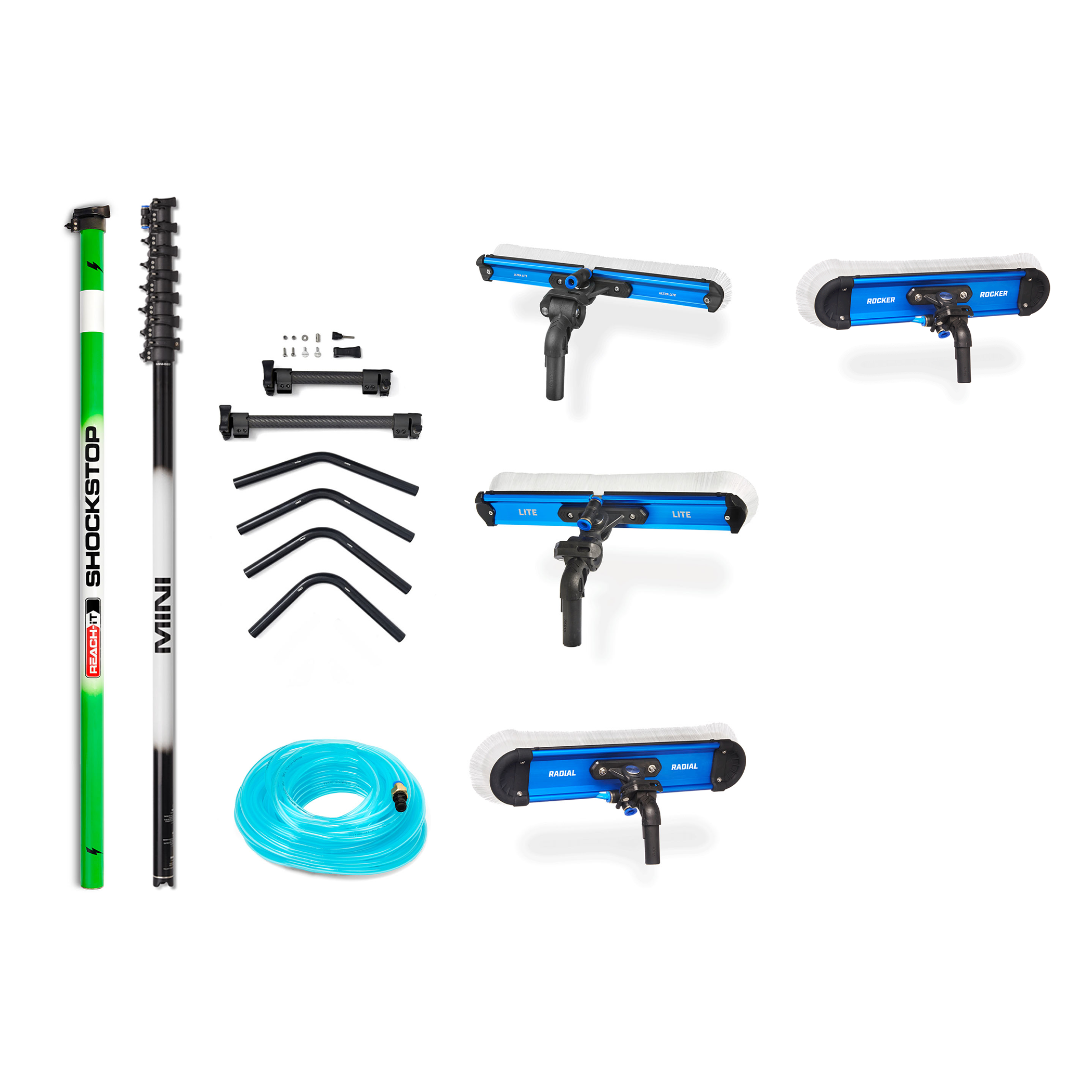 REACH Professional Extendable Pole Pack - Telescopic Pole for Cleaning, Painting & Maintenance - Perfect for High Ceilings, Walls & Hard-to-Reach Areas