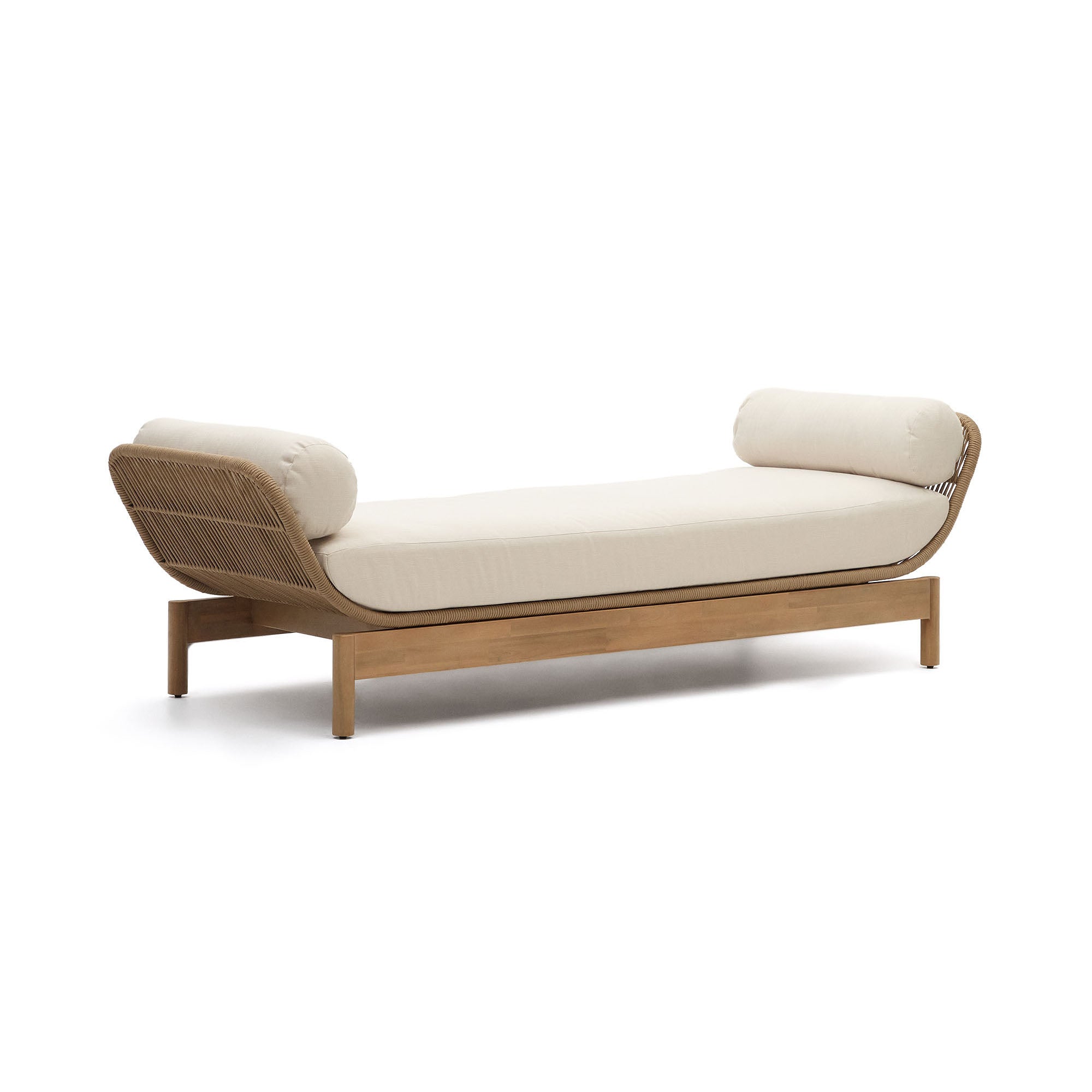 Catalina Outdoor Sun Lounger Daybed - Waterproof Wicker Patio Furniture for Poolside, Beach, and Garden Relaxation