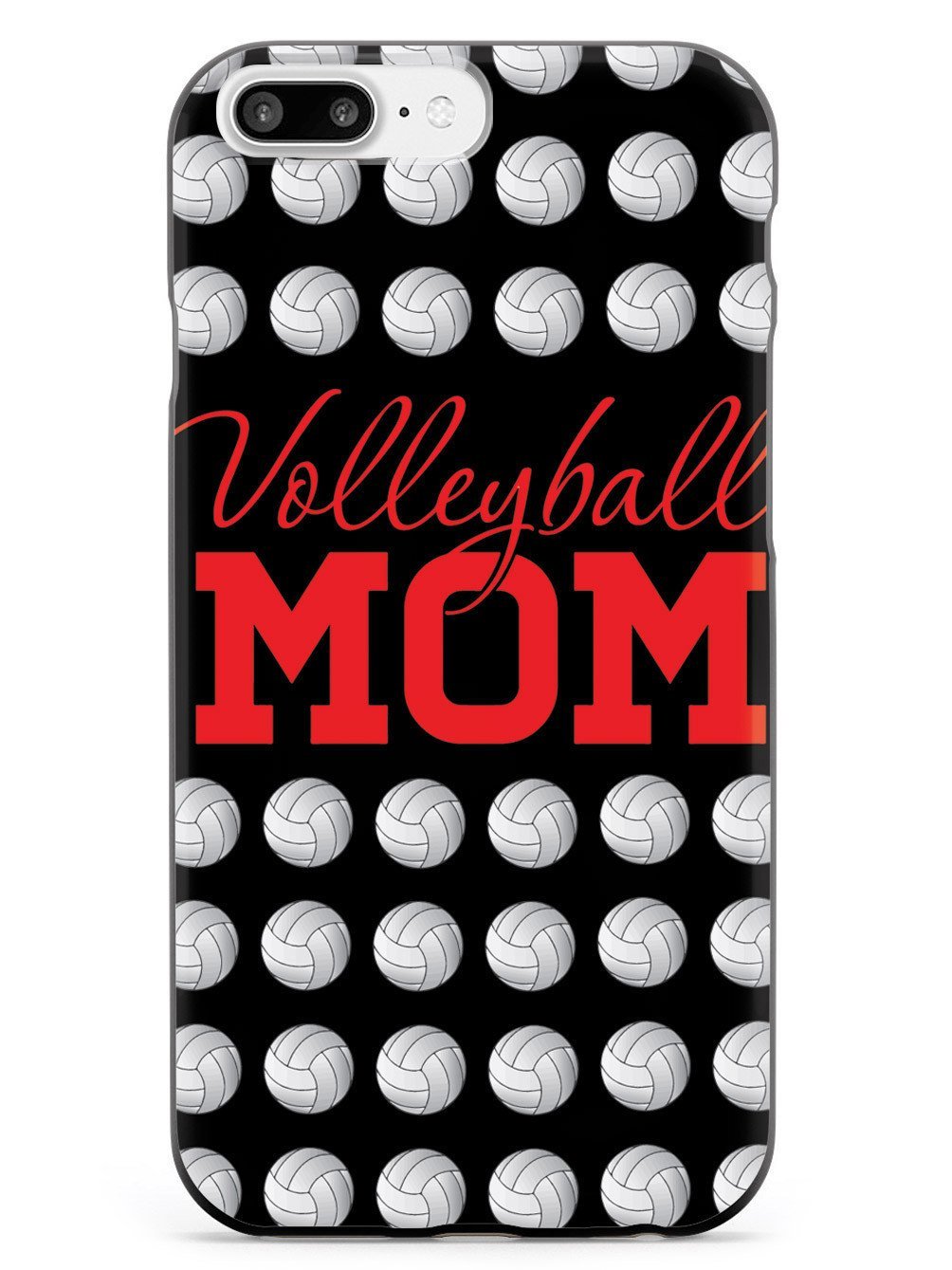 **Inspired Cases - Shockproof iPhone 8 Plus Case with 3D Textured Design - Durable Protective Cover for Apple iPhone 8 Plus - Perfect for Volleyball Moms & Active Lifestyles**