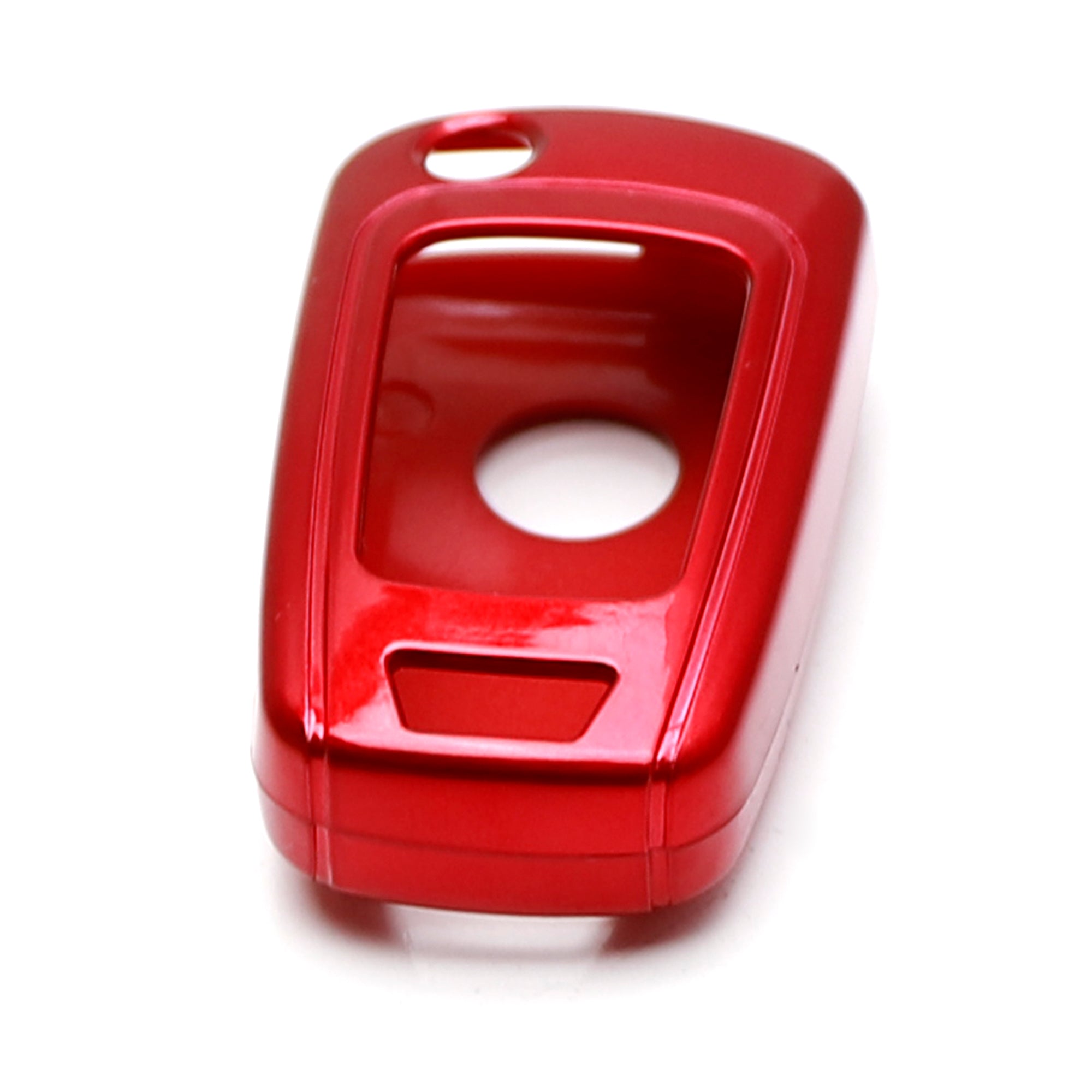 Premium Glossy Red Smart Key Fob Cover Replacement for Chevrolet GMC (3/4/5 Buttons) - Exact Fit Protection for Keyless Entry Remote - Perfect for Daily Use, Travel & Car Enthusiasts