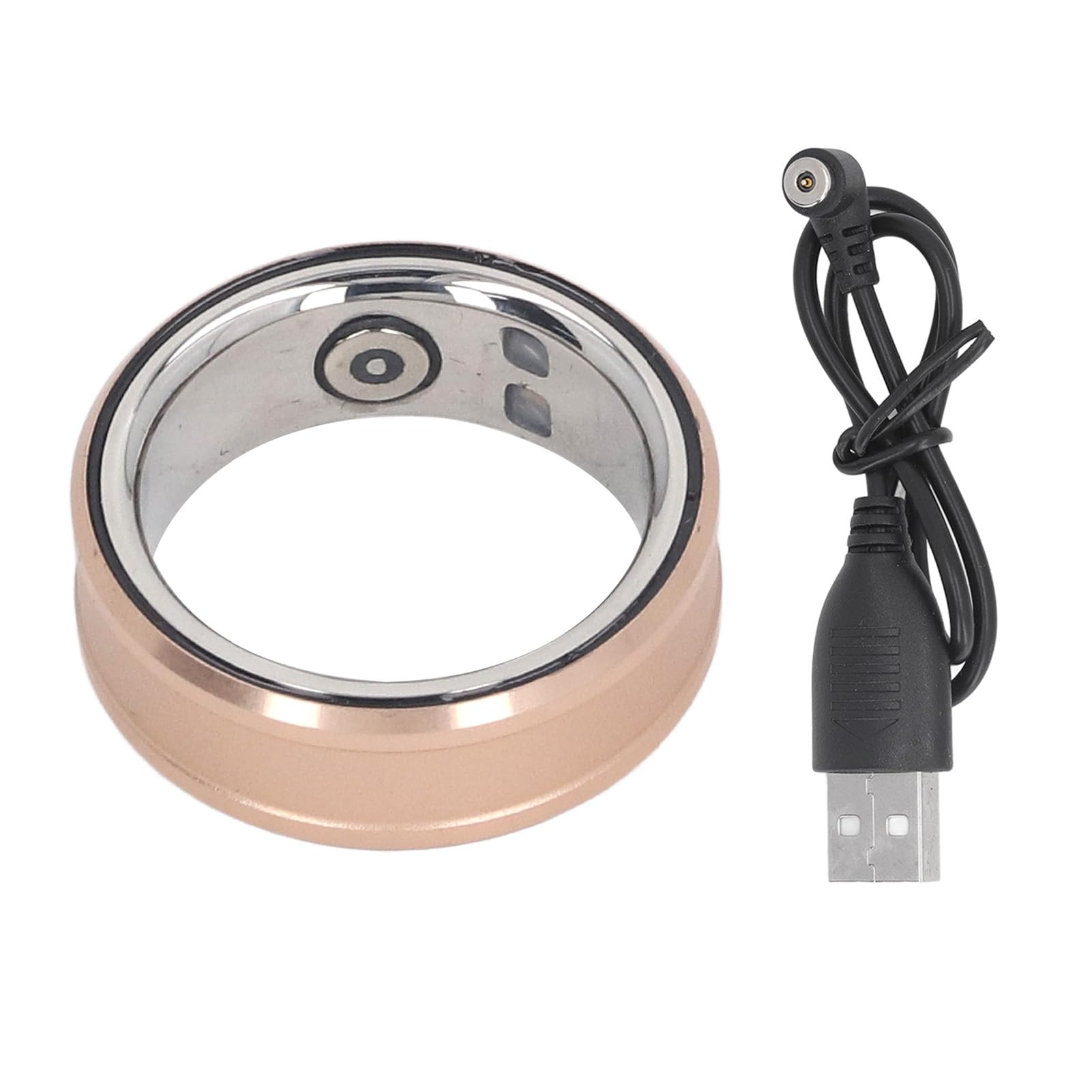 Smart Health Ring - Stainless Steel Fitness Tracker with Heart Rate & Sleep Monitor - Perfect for Workouts, Running & Daily Activity Tracking