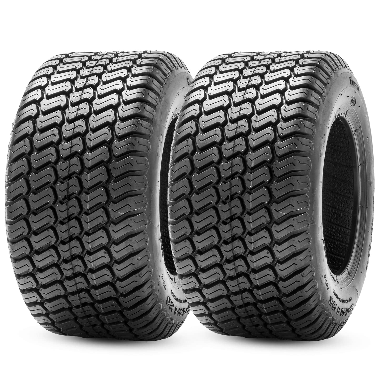 HALBERD 2-Pack 20x10.00-8 Lawn Mower Tires 4PR Turf Saver - Tubeless Garden Tractor Tires for Riding Mowers, Zero-Turn Mowers & Lawn Tractors - Perfect for Landscaping, Golf Courses & Large Yards