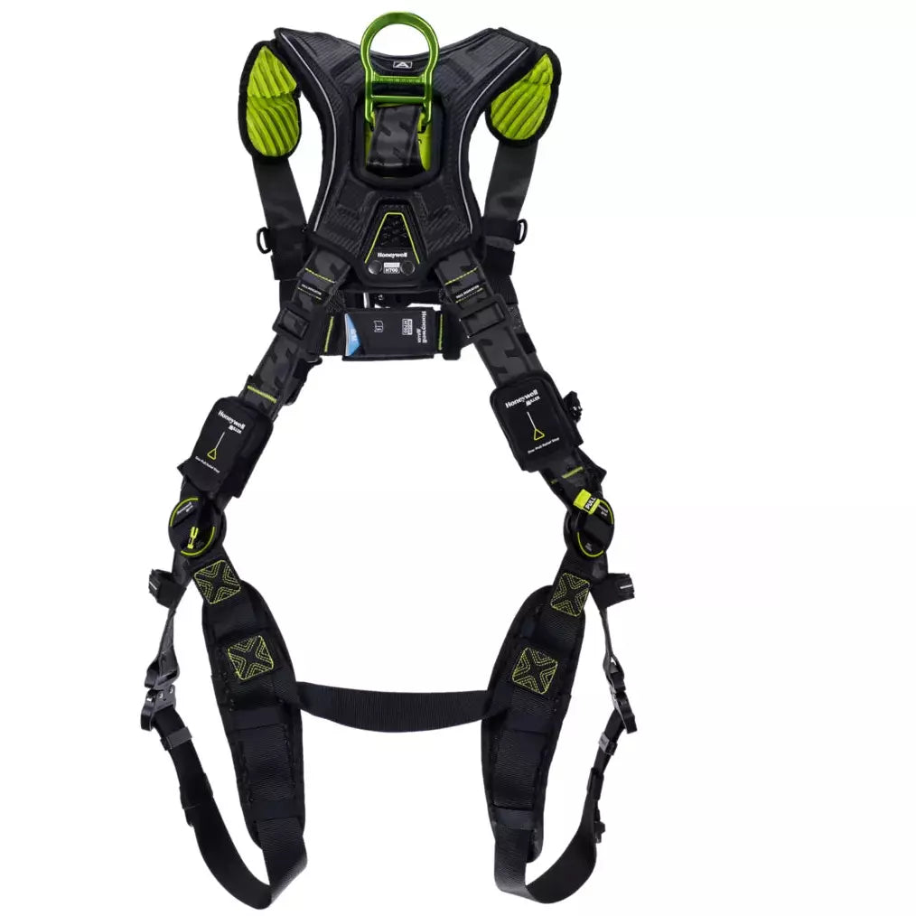 Honeywell MILLER® H700 Full Body Harness - ANSI/OSHA Compliant Safety Harness for Construction & Fall Protection - Ideal for Roofing, Climbing & Industrial Work