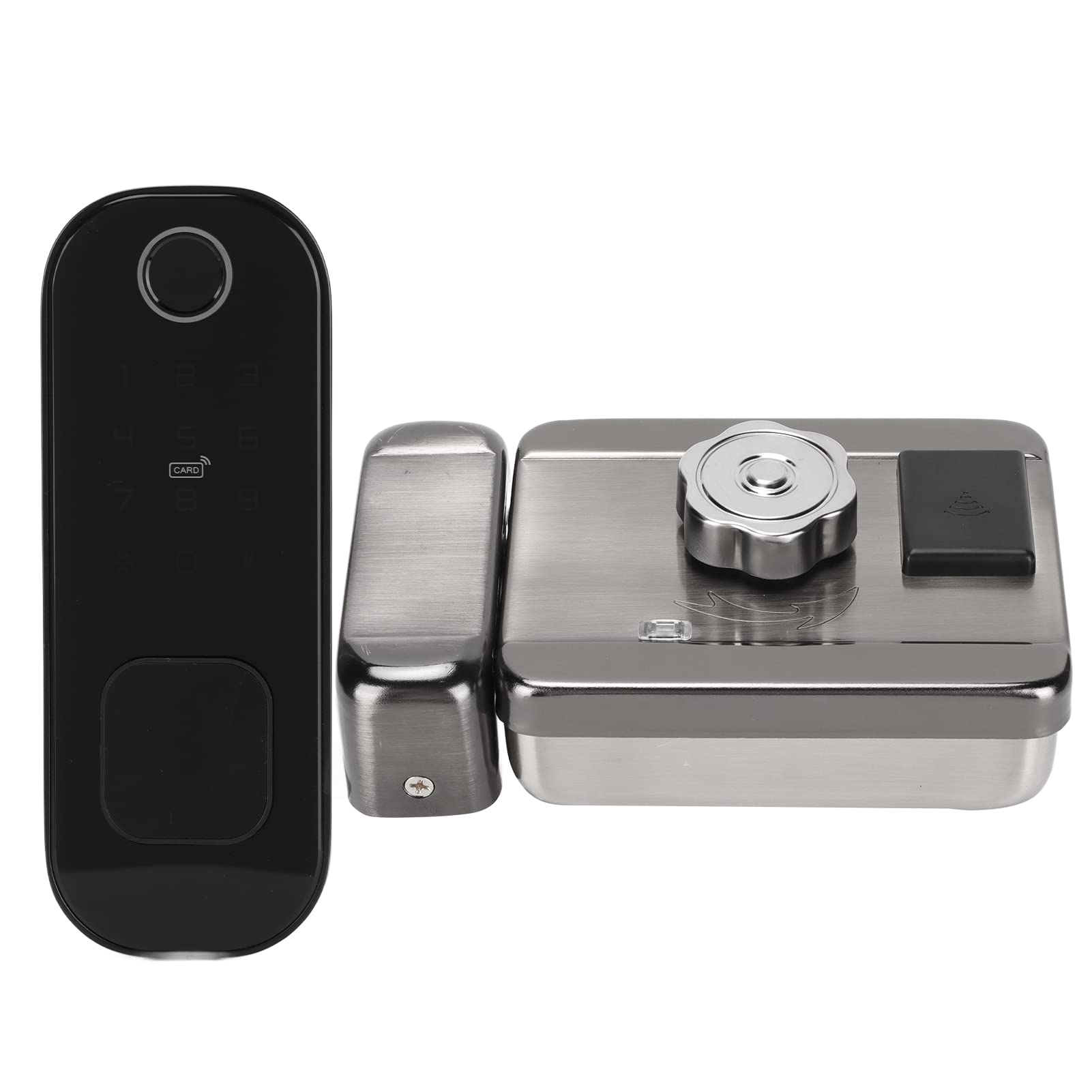 Smart Fingerprint Door Lock - 0.1s Fast Recognition, APP & Keyless Entry for Home & Office Security (Black) | Ideal for Modern Smart Homes & Vacation Rentals