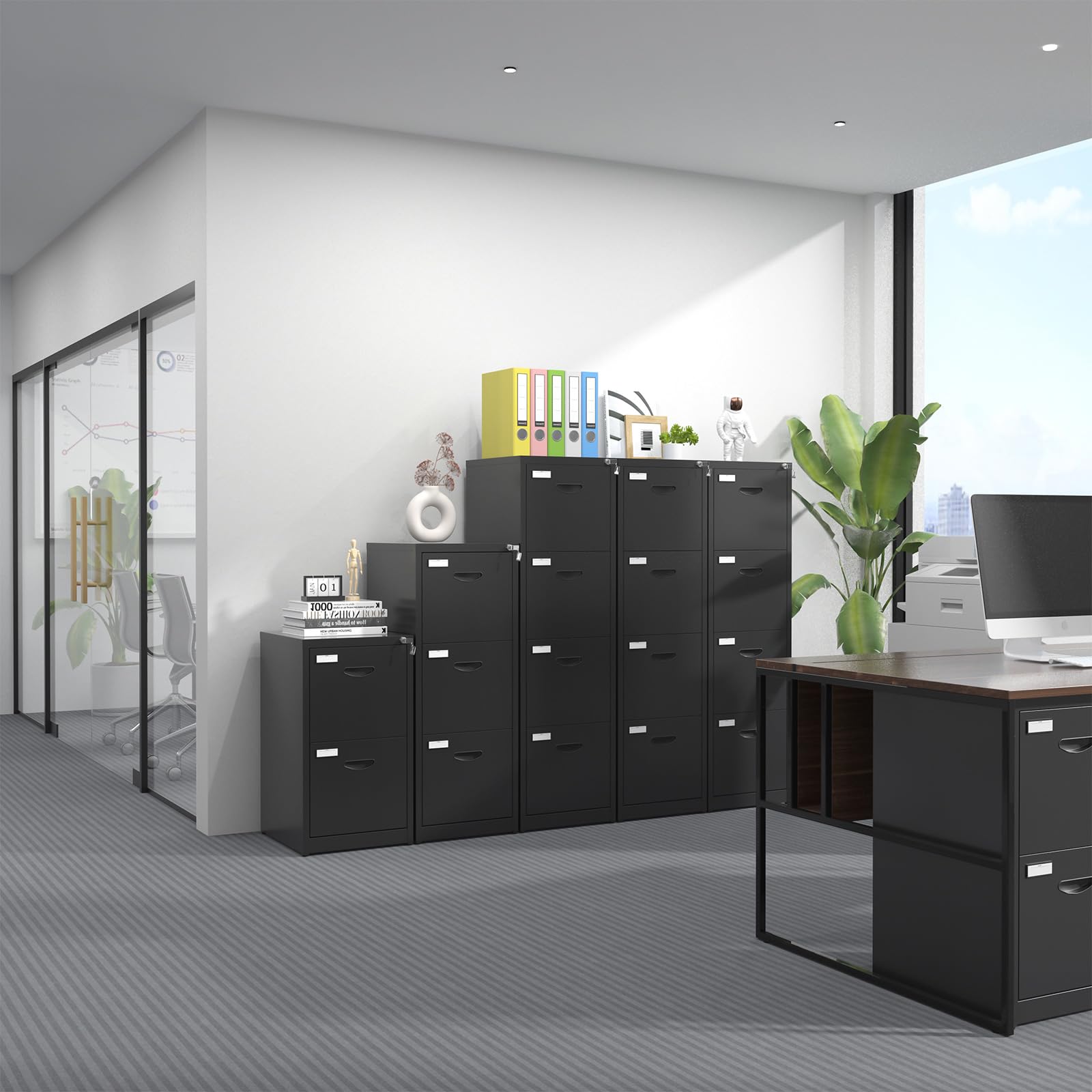 2-Drawer Locking File Cabinet - 18