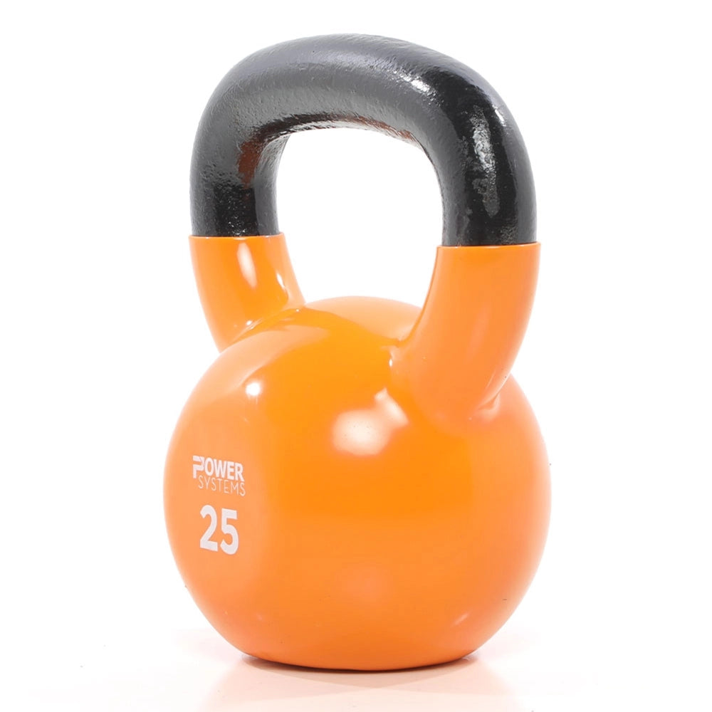 Premium Kettlebell for Strength Training - Power Systems Prime Cast Iron Kettlebell for Home Gym, CrossFit & Functional Fitness Workouts