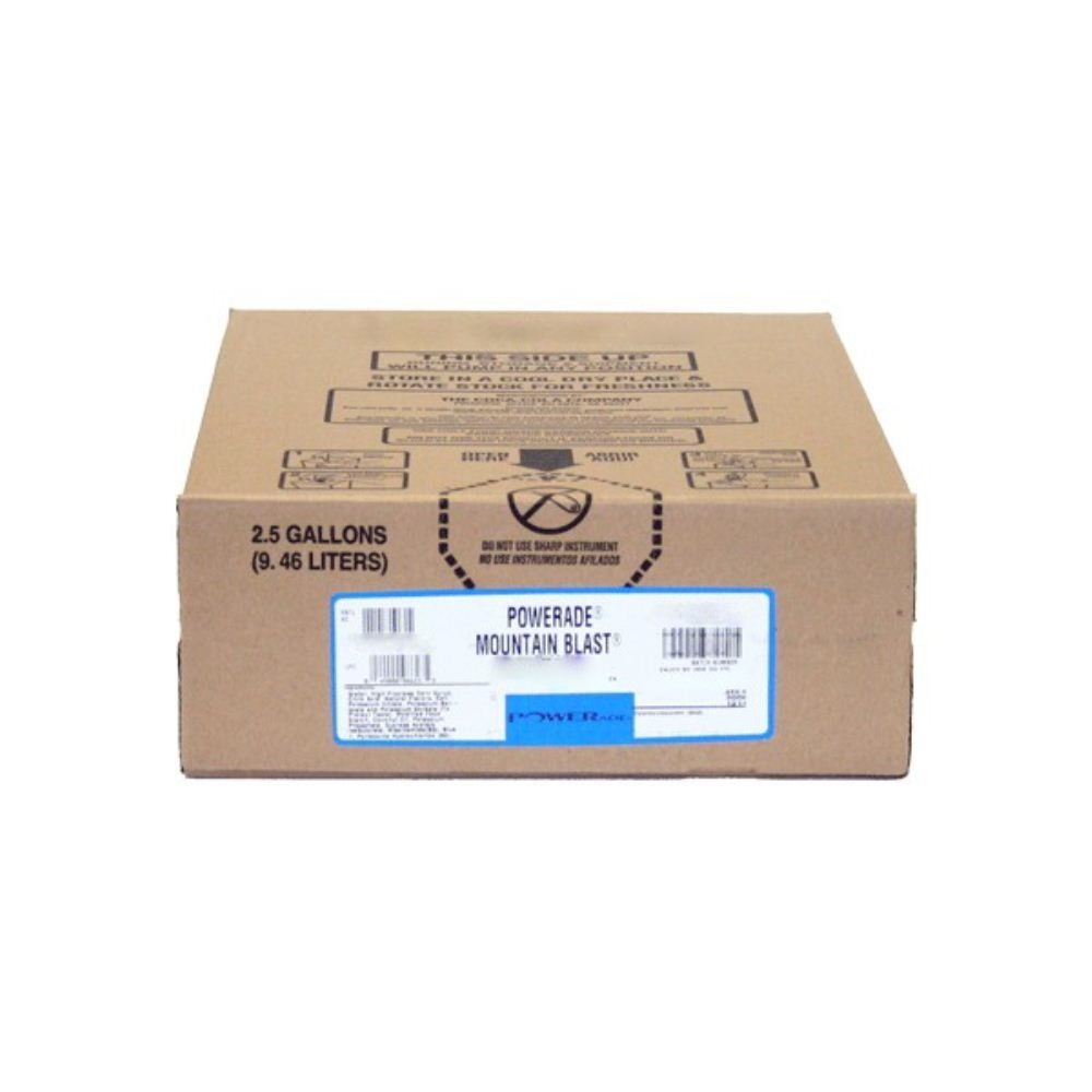 Powerade Mountain Blast Syrup 2.5 Gallon BIB (Bag in Box) - Compatible with Supply Depot Dispensers | Perfect for Sports Events, Gyms & Convenience Stores