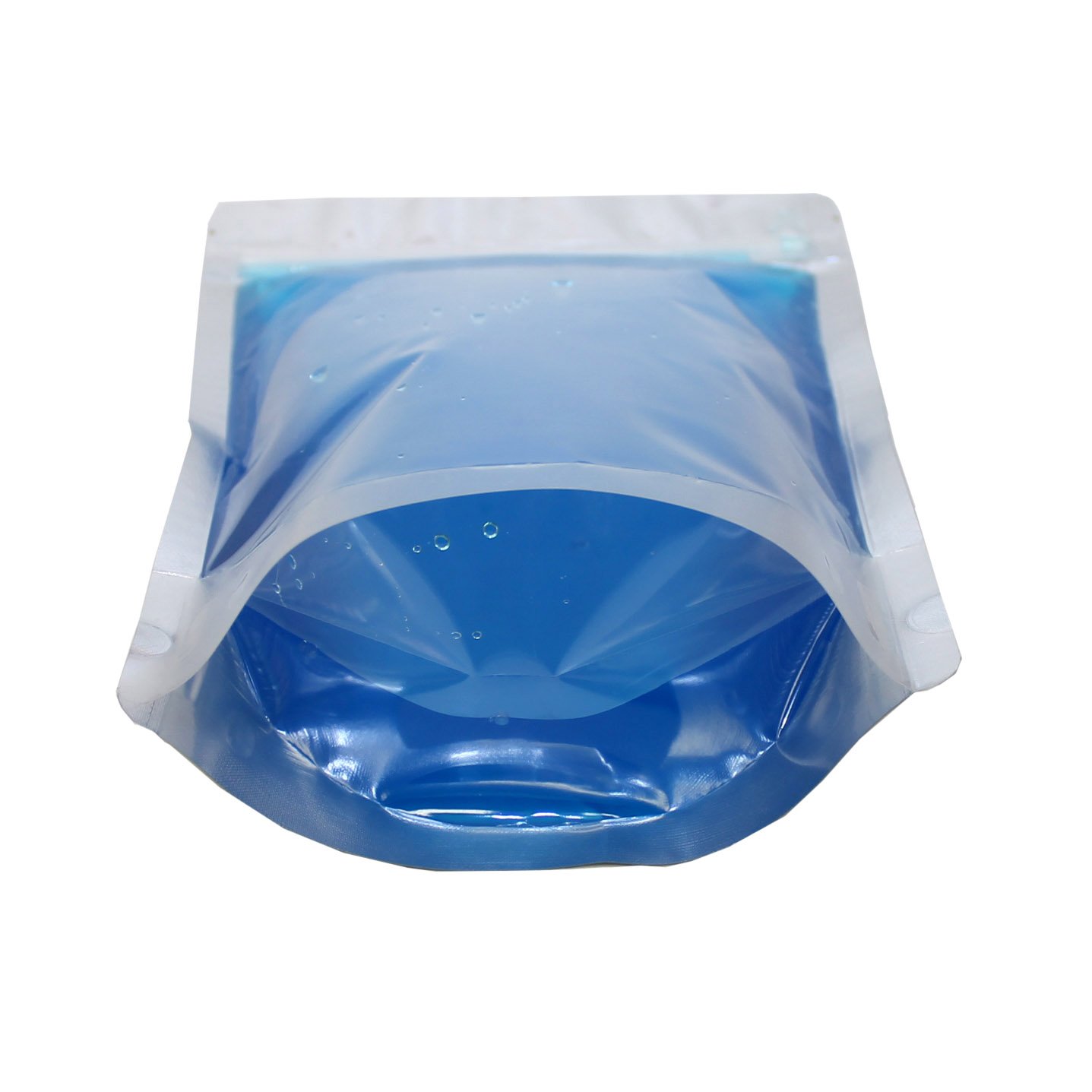 50 Pack 7x10 Inch Airtight Stand Up Pouch Bags with Clear Front & Aluminum Foil Back - Heat Sealable Zipper Lock for Food Storage, Coffee, Snacks & Meal Prep | Reusable & Durable
