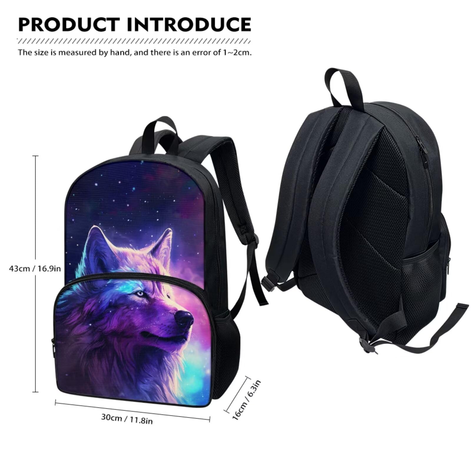 **Galaxy Themed Backpack Set for Kids - 6-8 Years Boys & Girls School Backpack with Lunch Box, Pencil Case & Water Bottle (4-Piece Set) - Perfect for Elementary & Middle School Students, Daily Use & Outdoor Adventures**