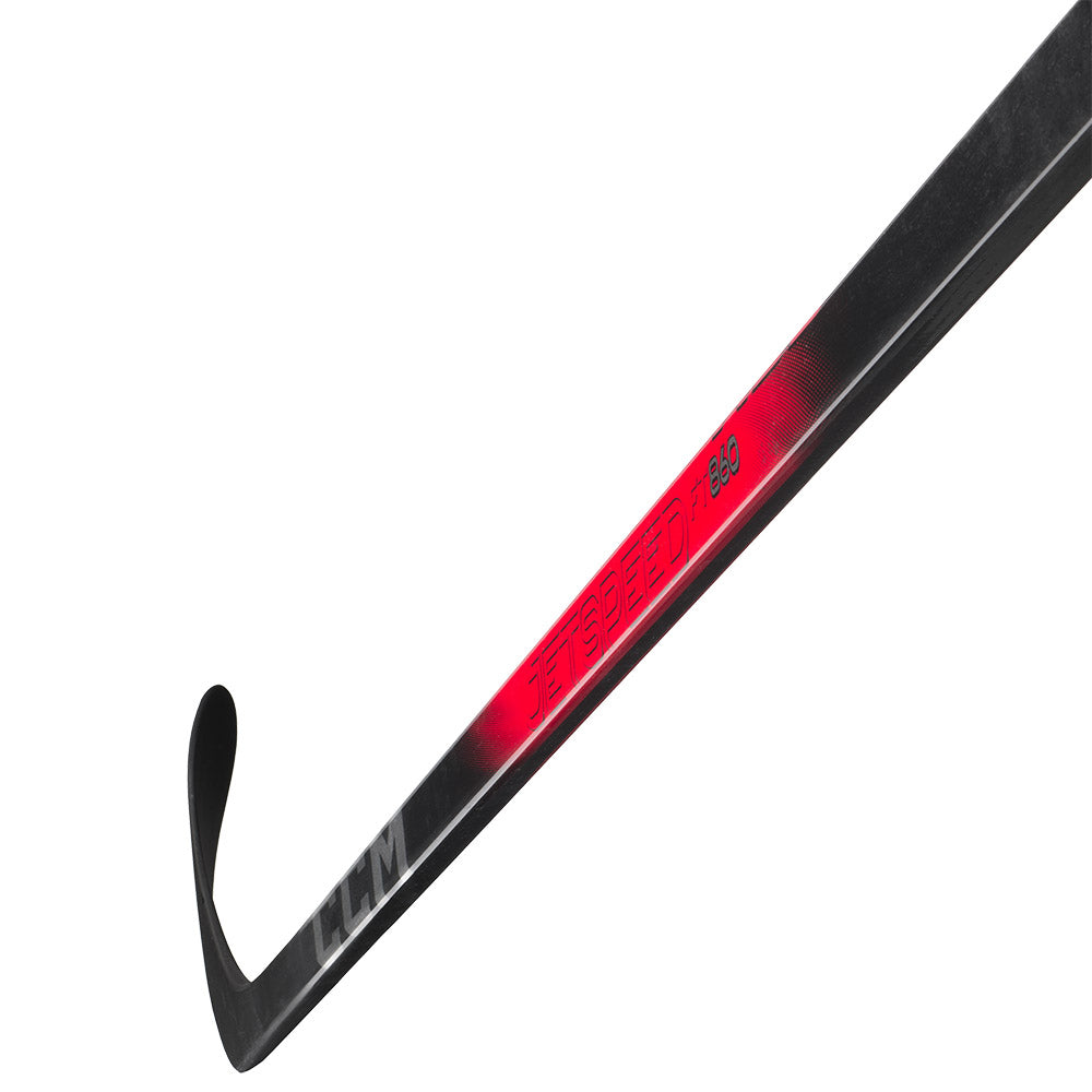 CCM Jetspeed FT860 Intermediate Ice Hockey Stick - Lightweight Carbon Fiber Design for Speed & Control - Perfect for Youth & Adult Hockey Players in Games & Practice