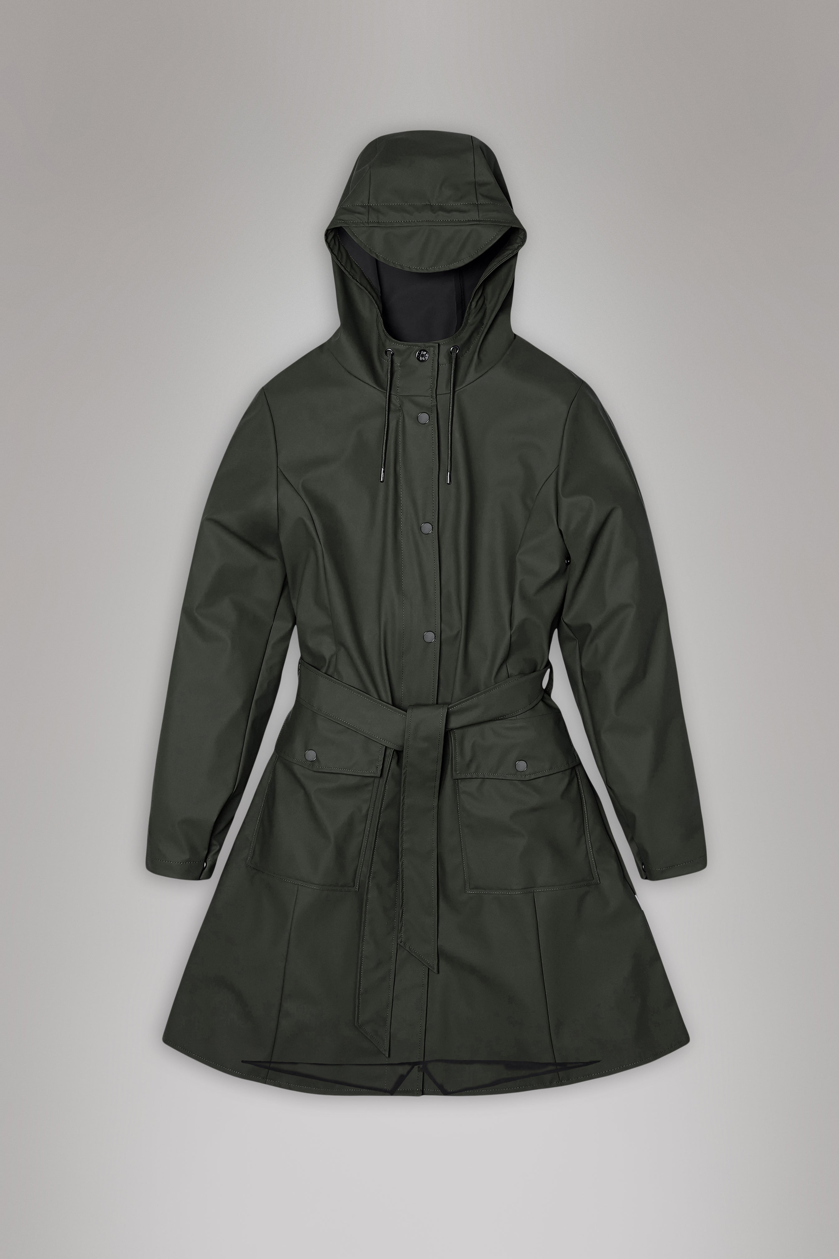 Elegant Curve Long Jacket for Women - Stylish Trench Coat with Belt, Slim Fit Outerwear for Fall & Winter | Perfect for Office, Dating & Evening Events