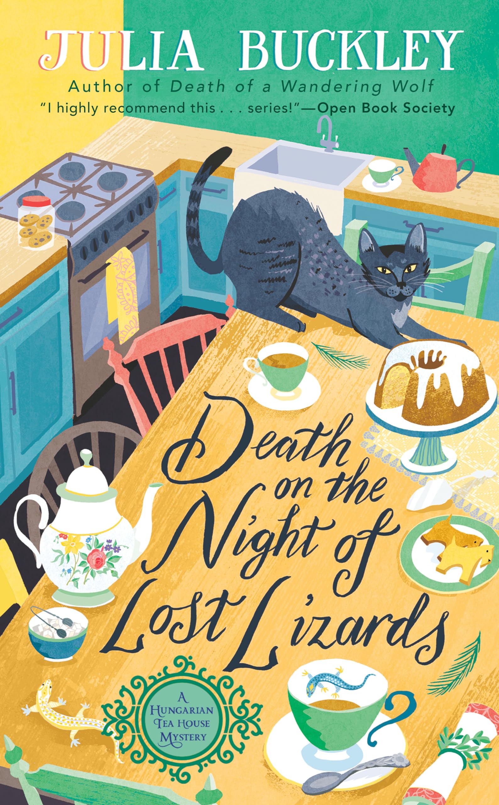 Death on the Night of Lost Lizards: A Hungarian Tea House Mystery Novel - Perfect for Mystery Book Clubs & Cozy Reading Evenings
