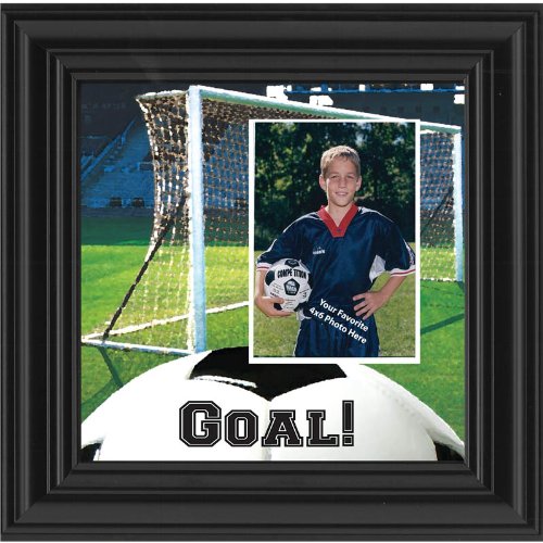 Personalized Soccer Picture Frame - Custom Sports Award Trophy & Keepsake for Players, Coaches, Teams | Perfect for Championship Memories, Graduation Gifts, and Sports Memorabilia Display