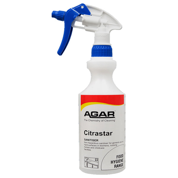 Citrastar Agar Food Safe Sanitiser - NSF Certified Freezer & Cool Room Disinfectant | Ideal for Commercial Kitchens & Food Storage Areas