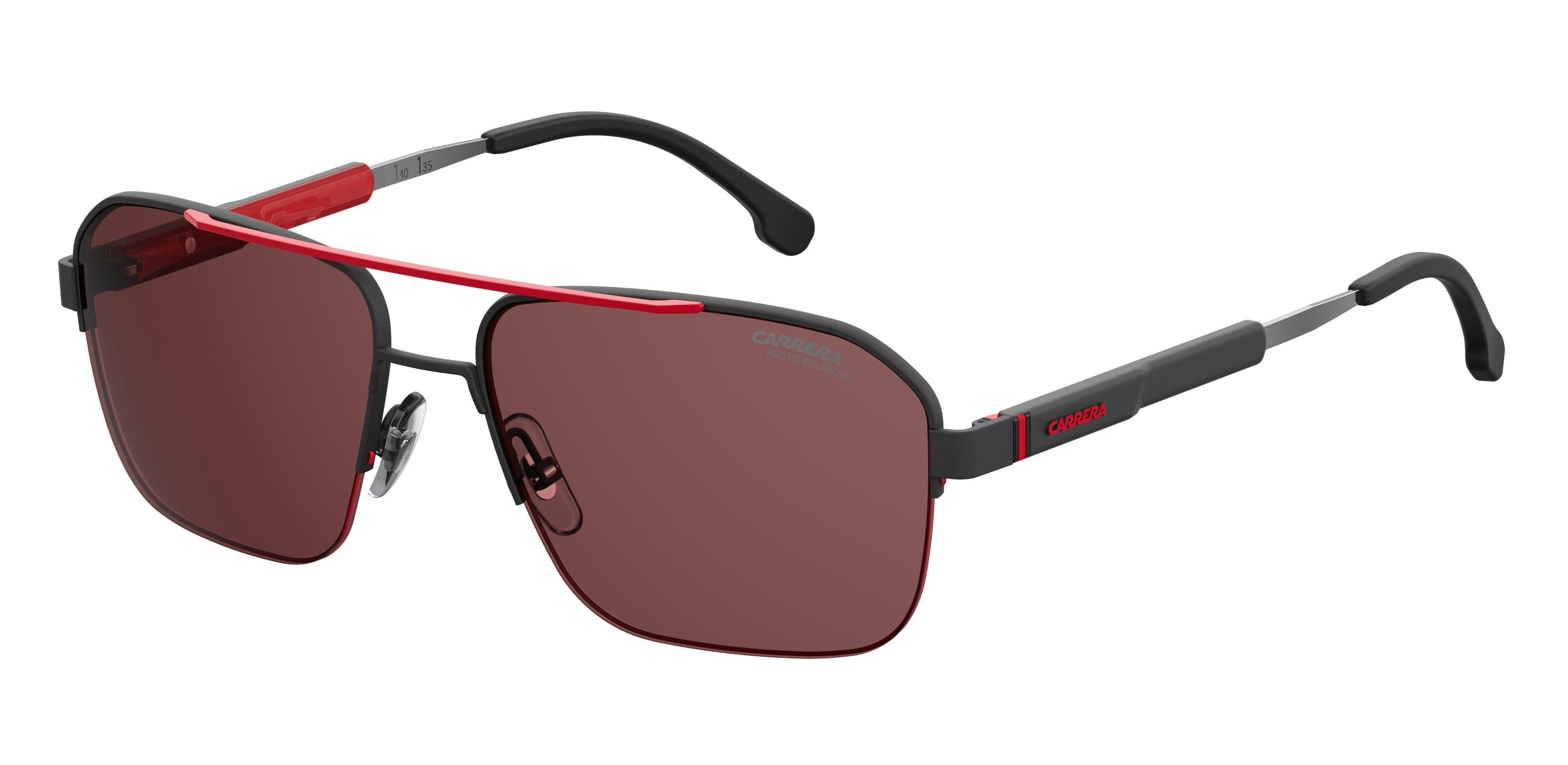 CARRERA 8028/S 003 5917 Polarized Sunglasses for Men & Women - UV Protection, Stylish Aviator Design - Perfect for Driving, Beach & Outdoor Activities
