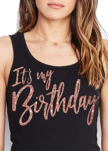 It's My Birthday Tank Top (Black)