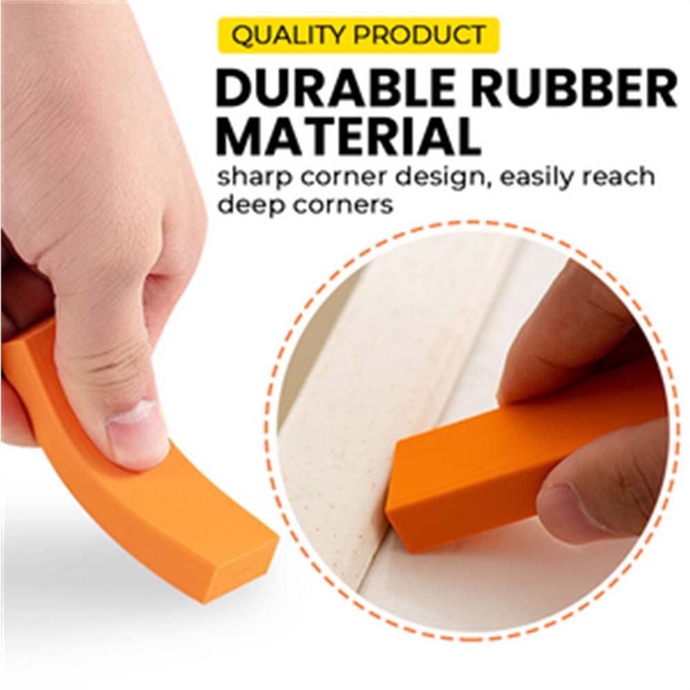 Premium Stainless Steel Rust & Stain Remover Eraser - Heavy Duty Magic Sponge for Tough Stains, Dirt & Grime - Ideal for Kitchen, Bathroom, Outdoor Tools & Automotive Cleaning (3-Pack)
