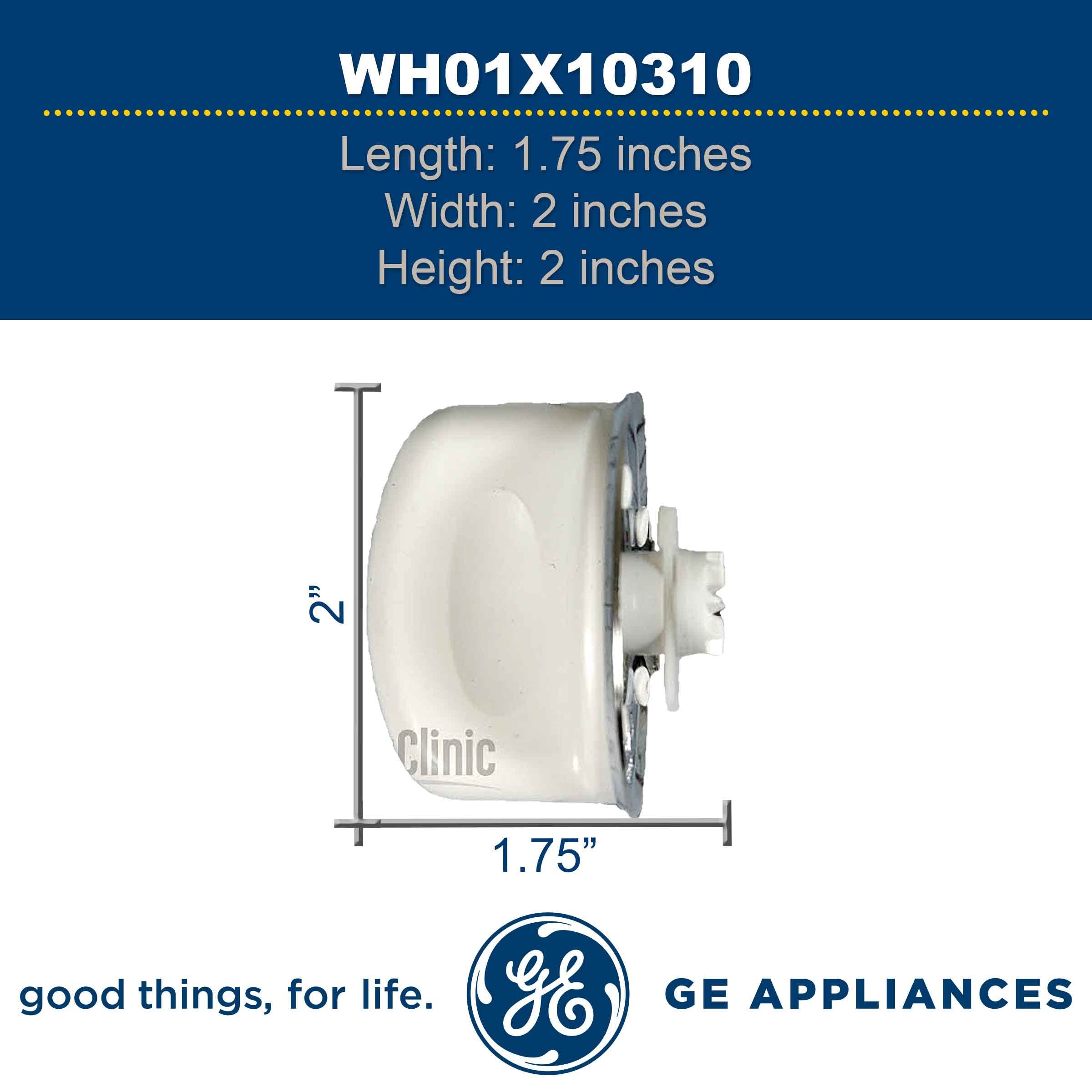 GE WH01X10310 Genuine OEM Timer Knob (White) Replacement Part for GE Washing Machines - Perfect for Repairing GE Top Load Washers & Laundry Appliances