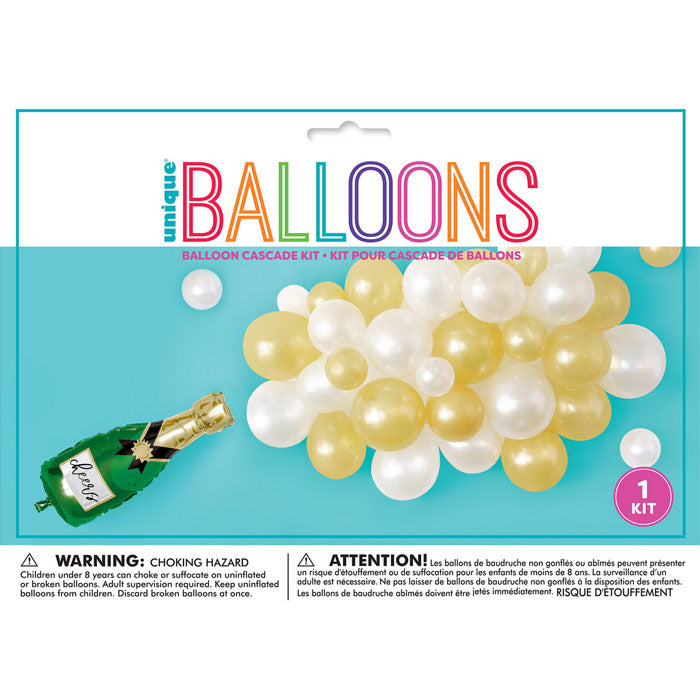 Elegant Champagne Balloon Kit for Parties & Celebrations - Perfect for Weddings, Birthdays & Anniversaries