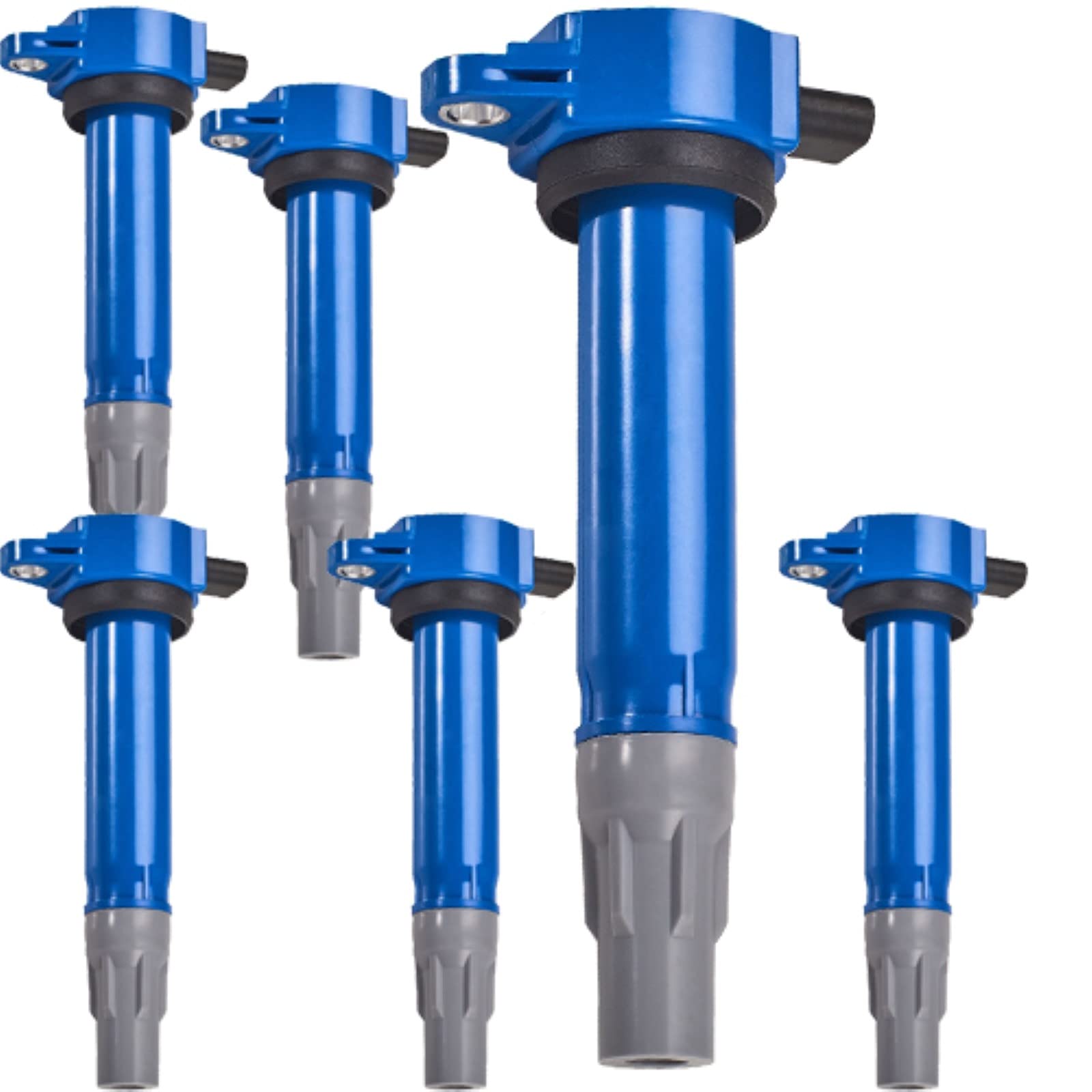 6-Piece Ignition Coil Pack Set - Compatible with Chrysler Dodge 2006-2010 Models (Magnum V6, Charger 2.7L/3.5L, Challenger 3.5L, Nitro 4.0L, Sebring) - High Performance Replacement Parts for Smoother Engine Operation & Better Fuel Efficiency