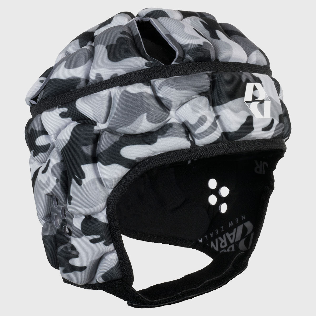 Body Armour Club Rugby Headguard - Black Camo Design for Ultimate Protection | Perfect for Rugby Training & Matches
