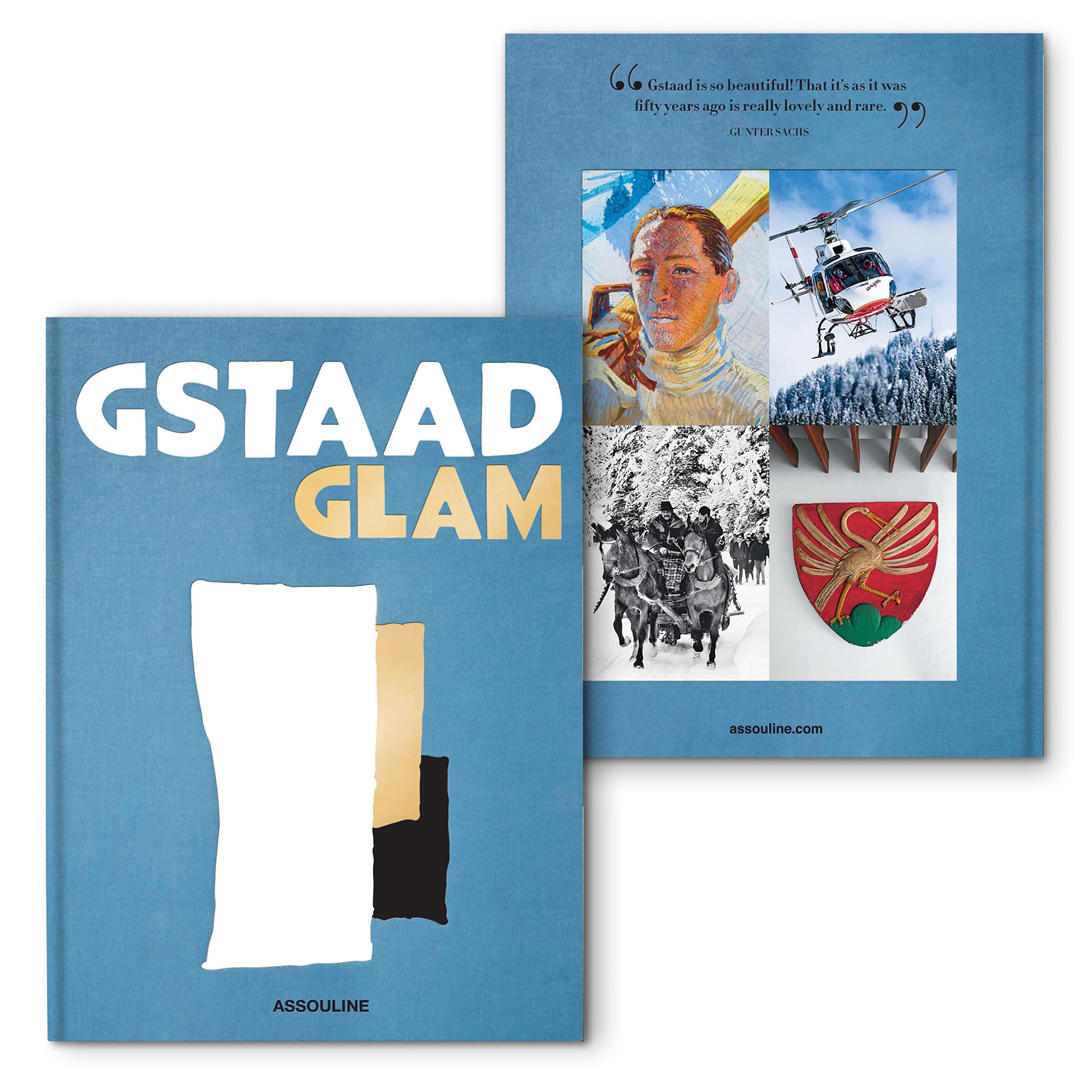 Gstaad Glam - Luxury Coffee Table Book by Assouline | Elegant Home Decor & Gift Idea for Book Lovers, Interior Designers & Travel Enthusiasts